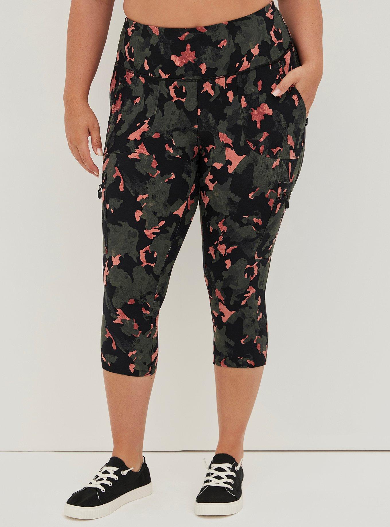 Red Camo Plus Size Leggings