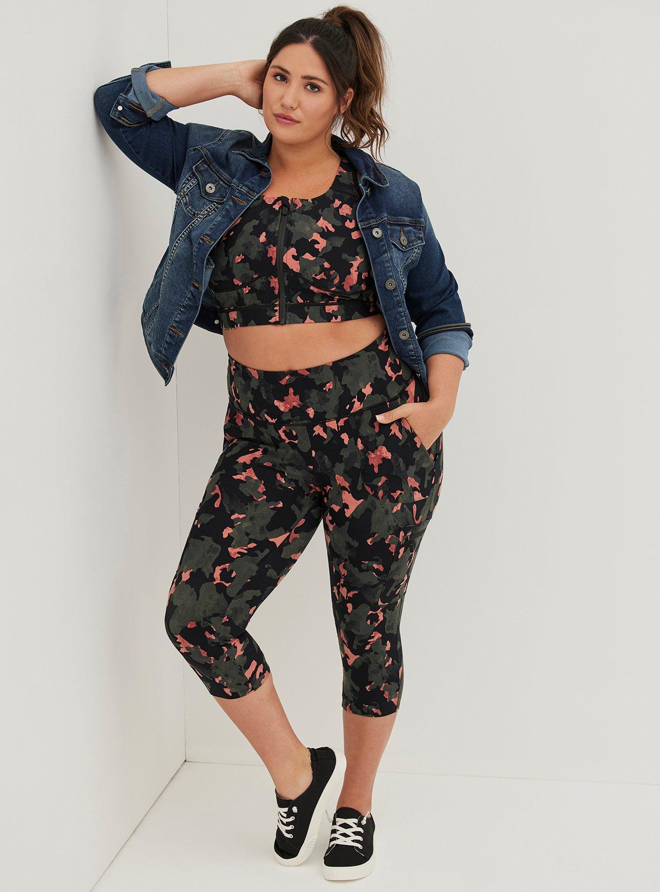 Plus Size - Happy Camper Performance Core Capri Active Legging With Cargo  Pocket - Torrid