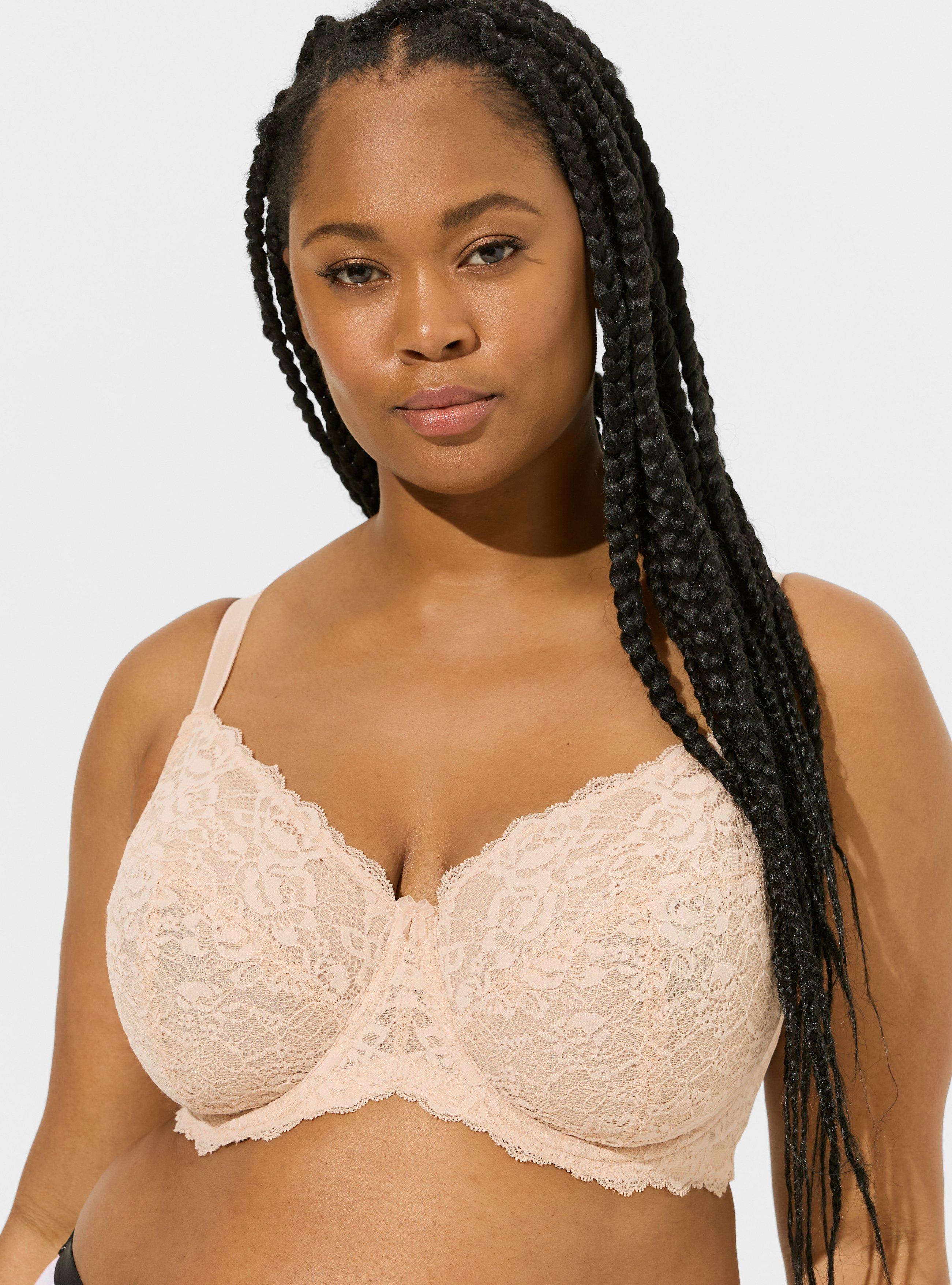Unlined Seamless Bras 50DD, Bras for Large Breasts