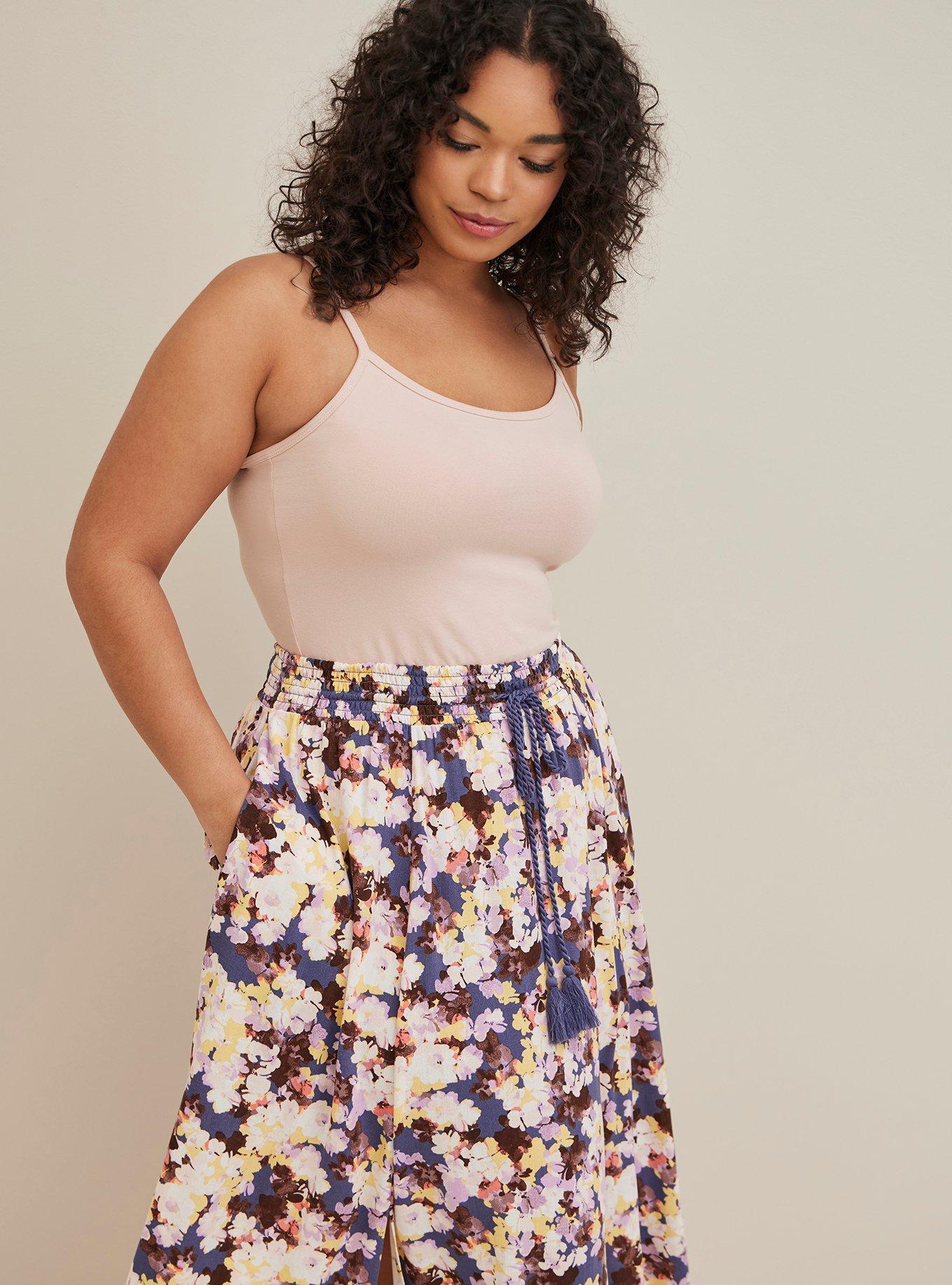 Plus Size - Slit Maxi Skirt - Floral Multi - Torrid