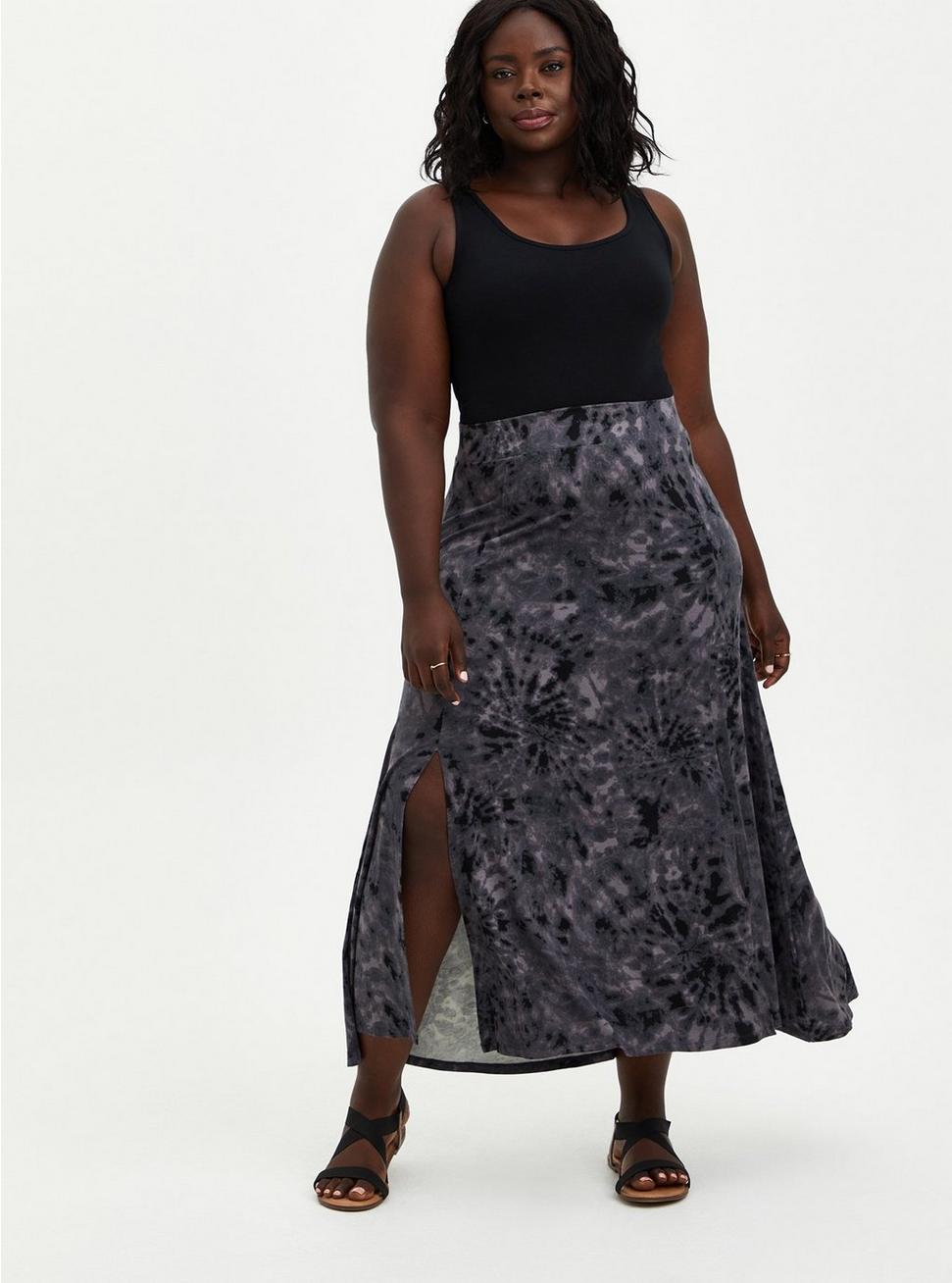 Plus Size - Maxi Jersey Side Slit Skirt - Torrid Plus Size - Maxi Jersey Side Slit Skirt - Torrid