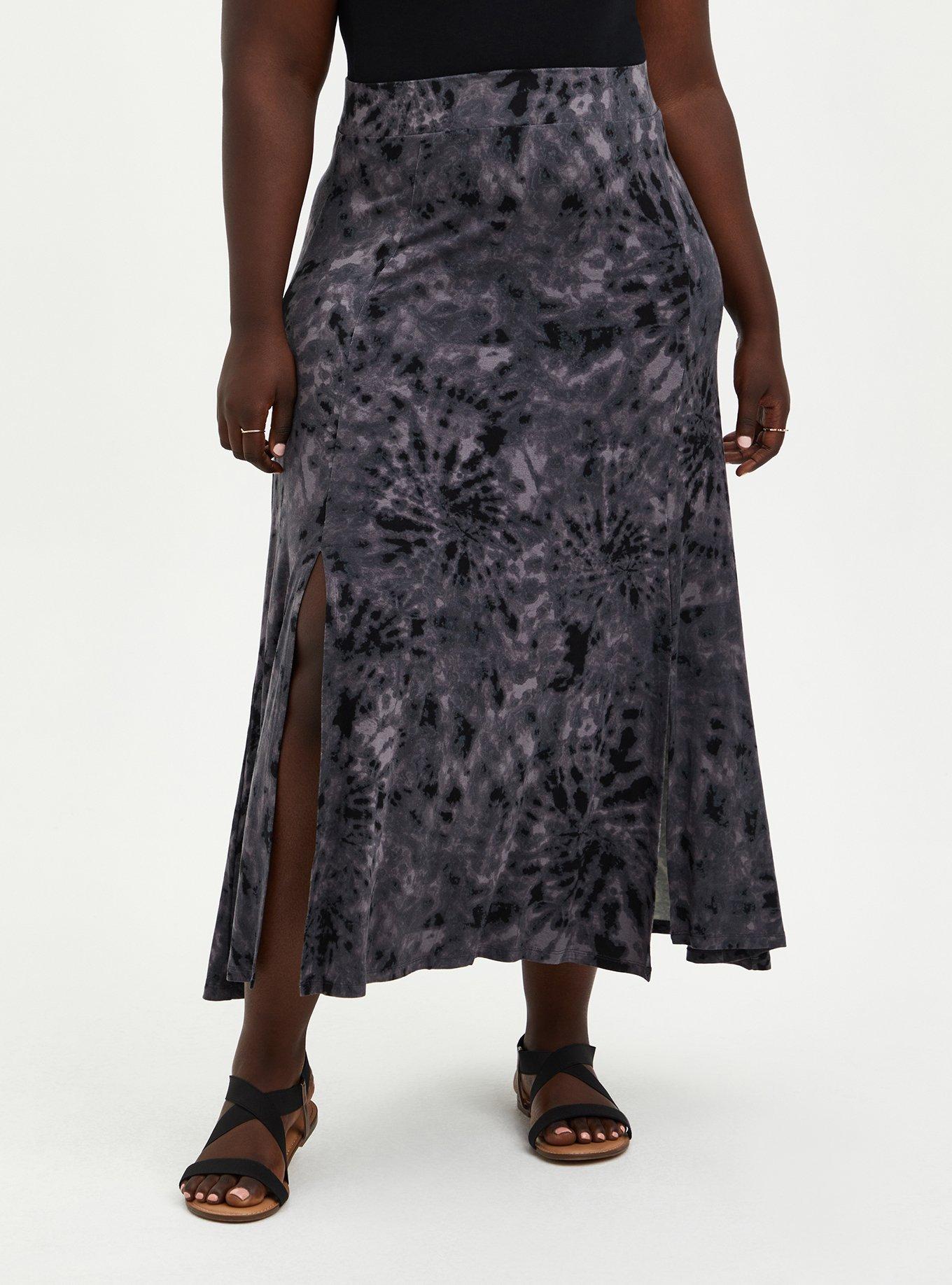 Plus Size - Maxi Jersey Side Slit Skirt - Torrid Plus Size - Maxi Jersey Side Slit Skirt - Torrid