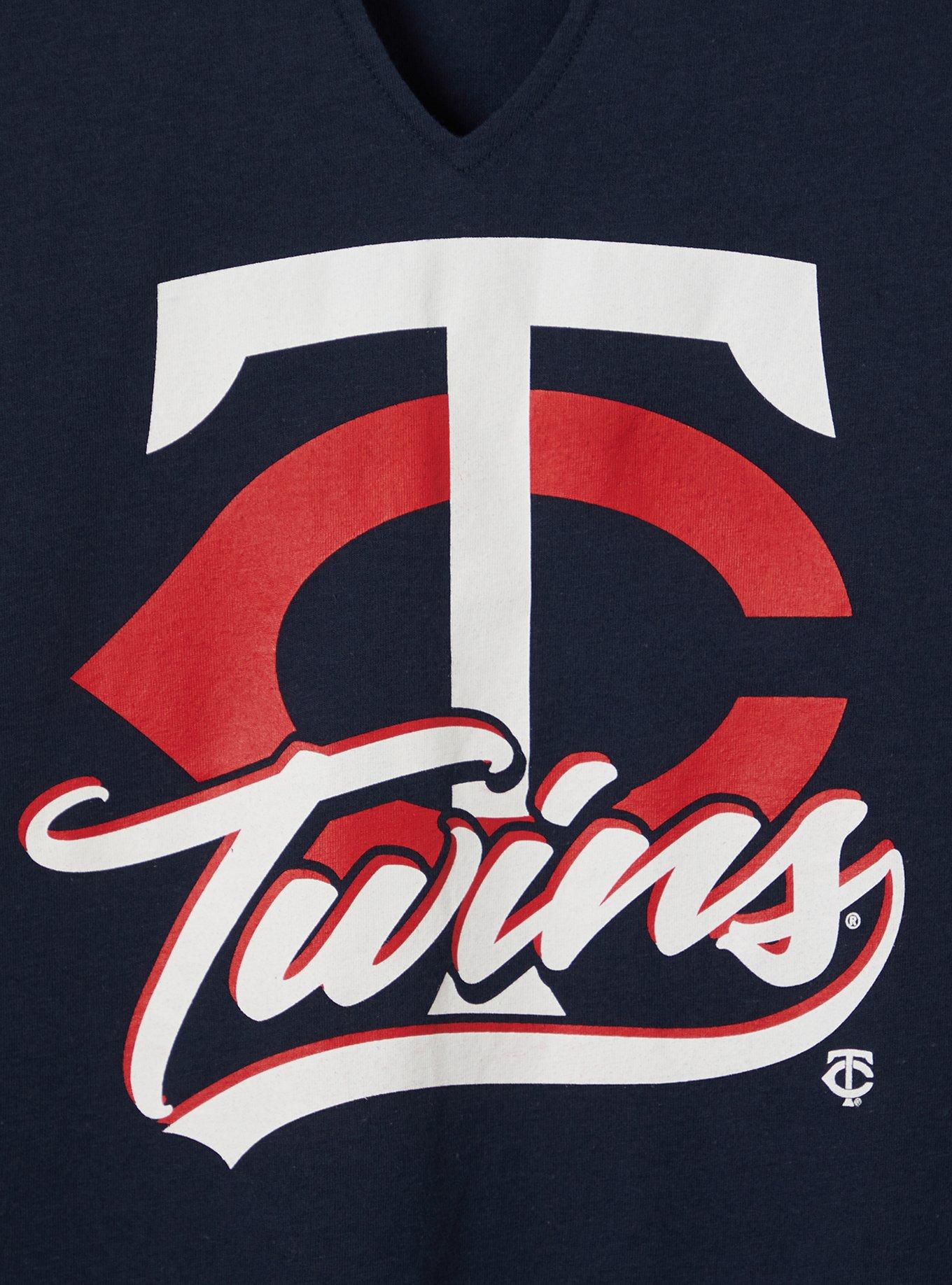 Vintage Minnesota Twins shirt, MLB navy blue graphic tee - AU Small