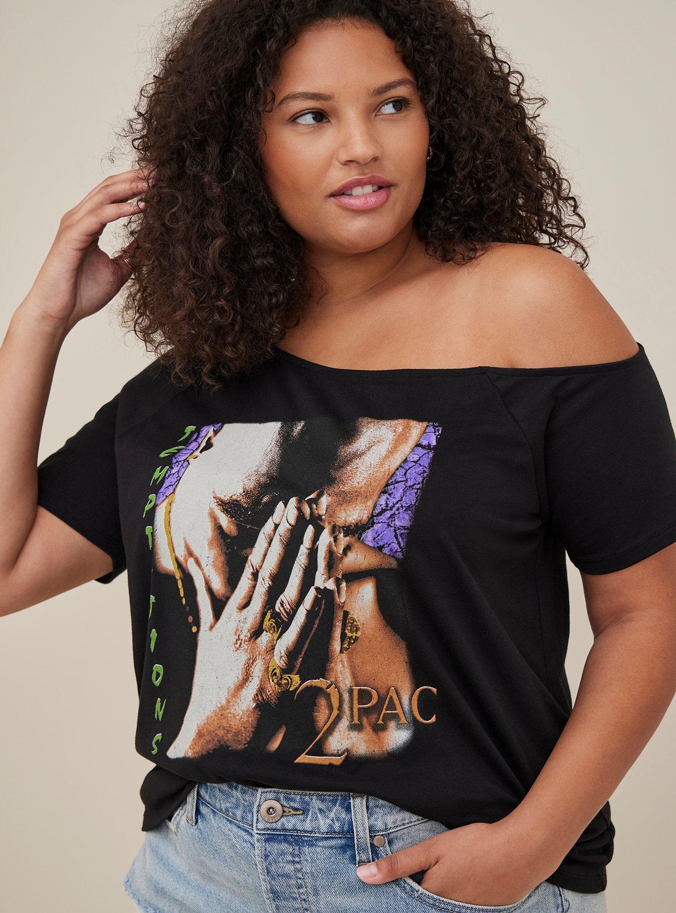 Tupac t shirt outlet dress plus size