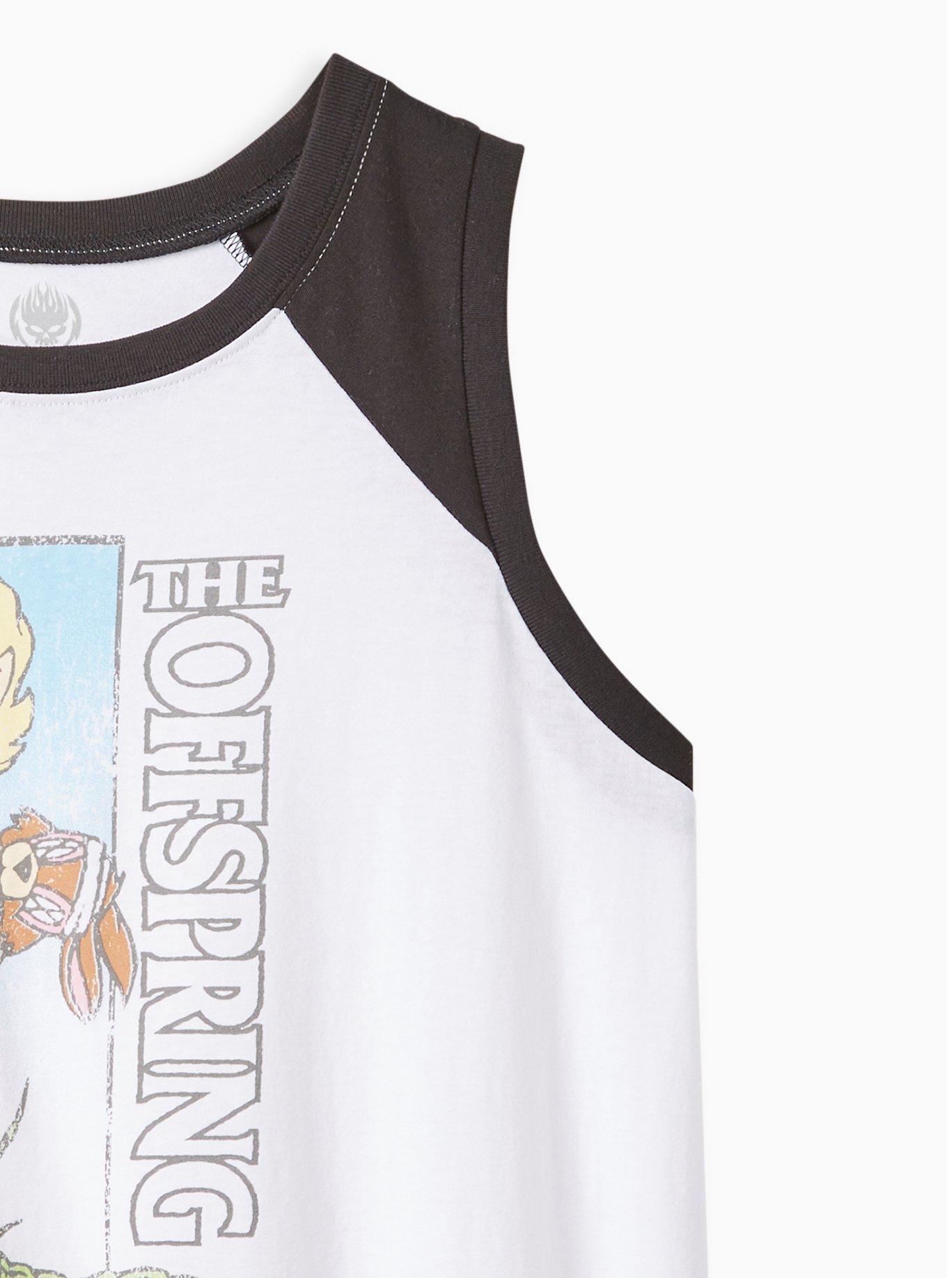 The Offspring Raglan Tank - Cotton White, BRIGHT WHITE, alternate