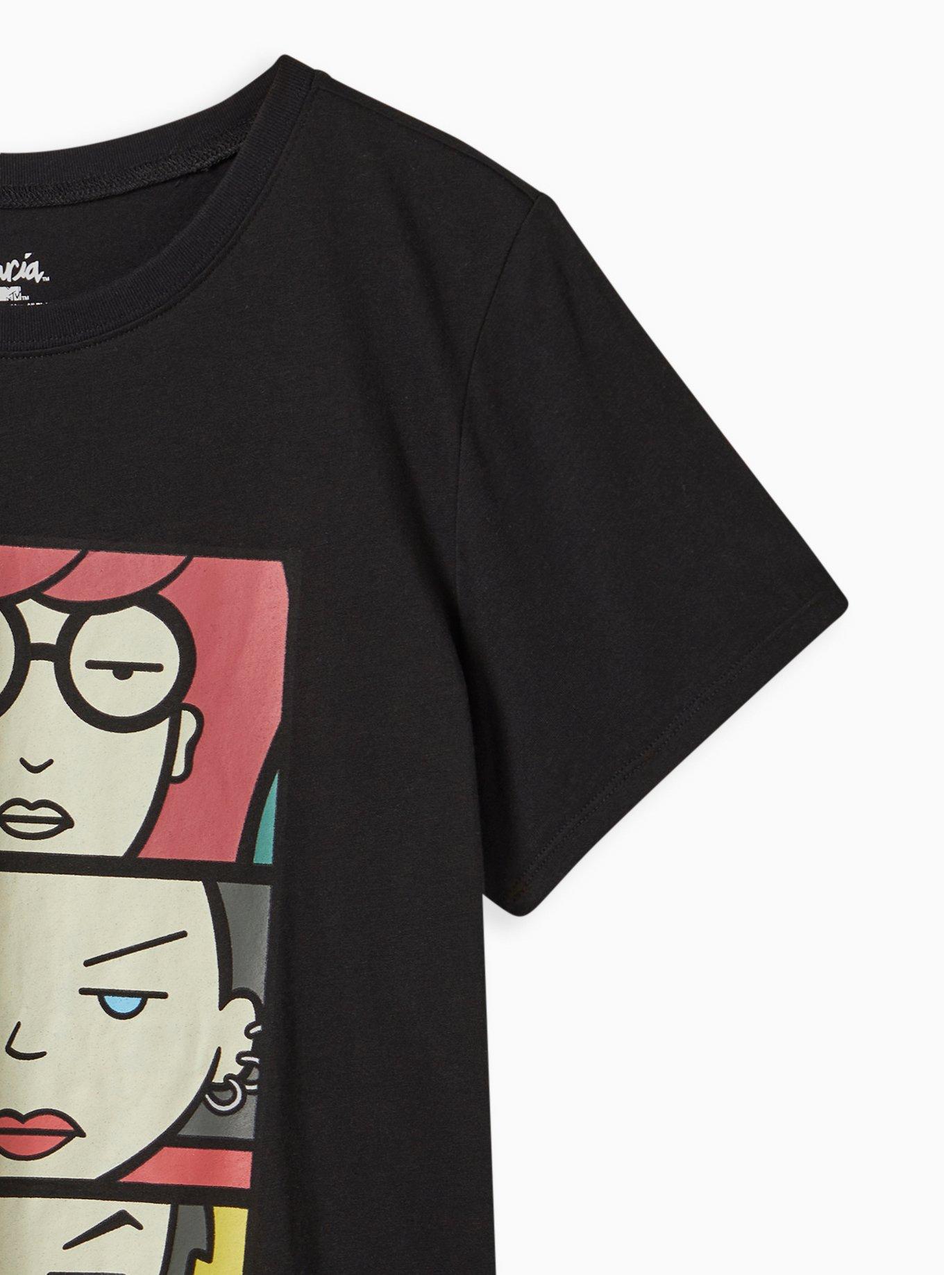 Classic Crew Tee - Cotton Daria Black, DEEP BLACK, alternate