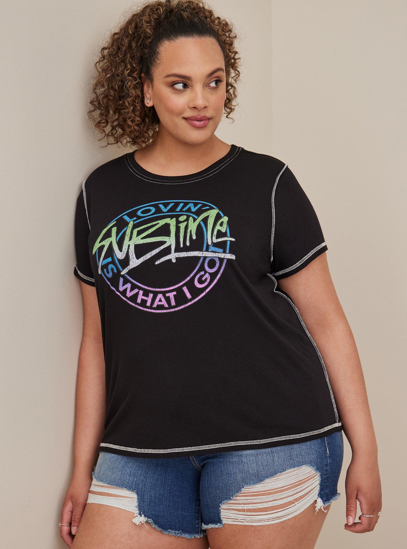 Sublime Slim Fit Crew Tee - Cotton Lovin' Black, DEEP BLACK, hi-res