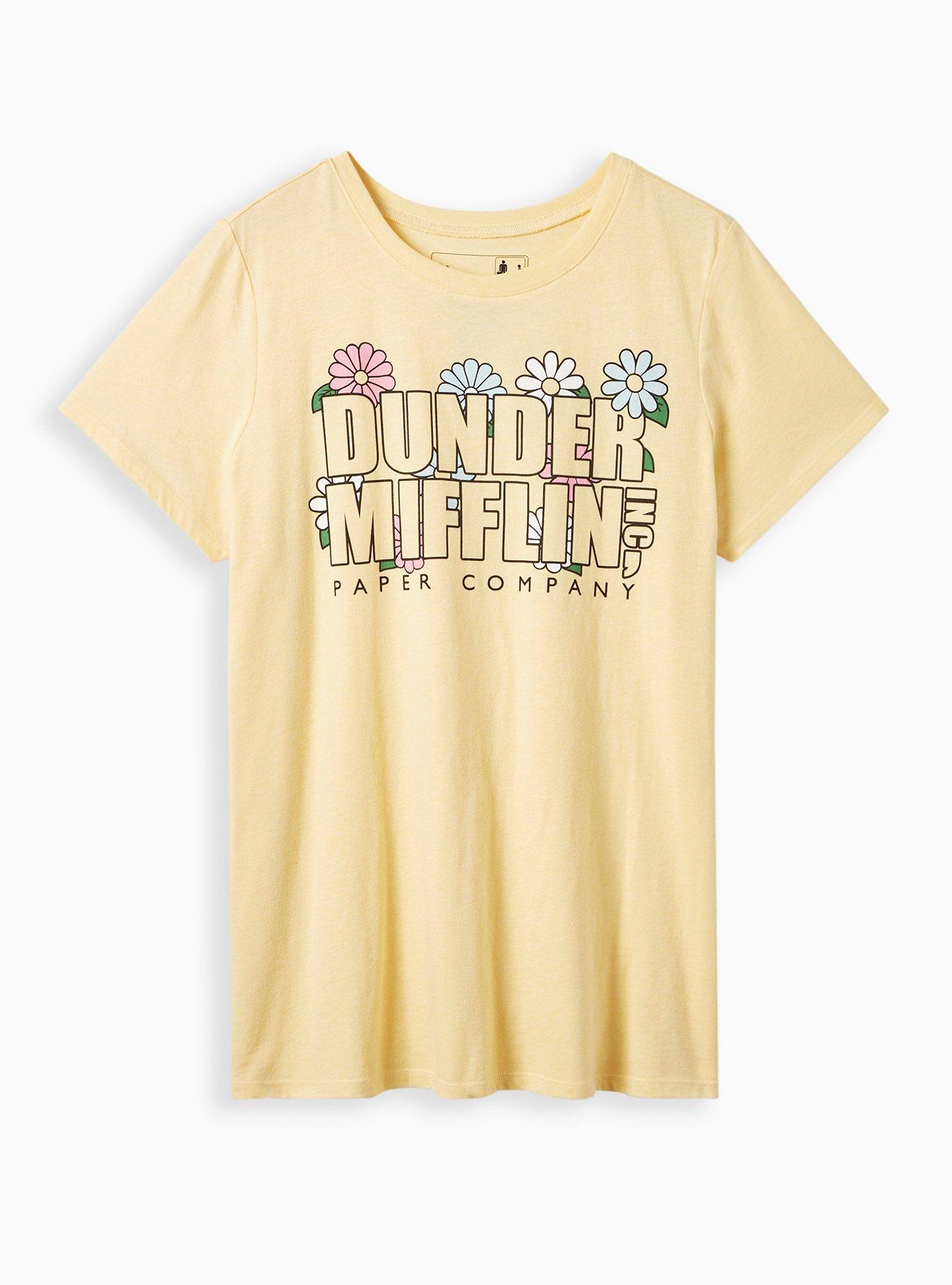 The Office Classic Fit Crew Tee - Cotton Under Mifflin Soft Yellow, , hi-res