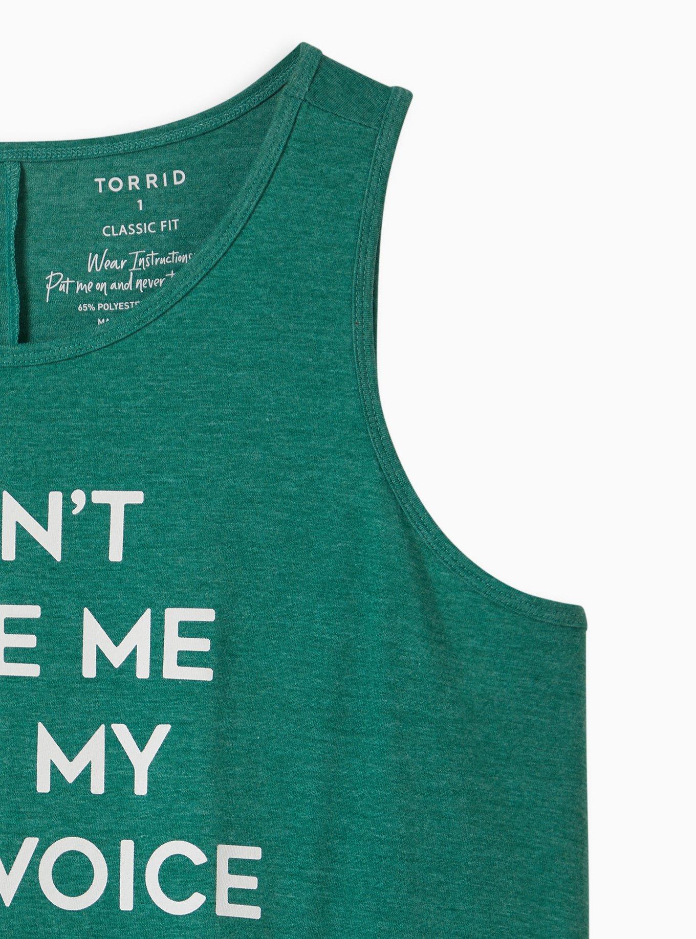 Everyday Tank - Signature Jersey Mom Voice Green, GREEN, alternate