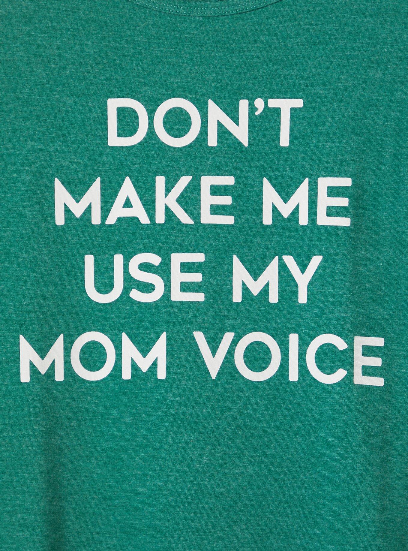 Everyday Tank - Signature Jersey Mom Voice Green, GREEN, alternate