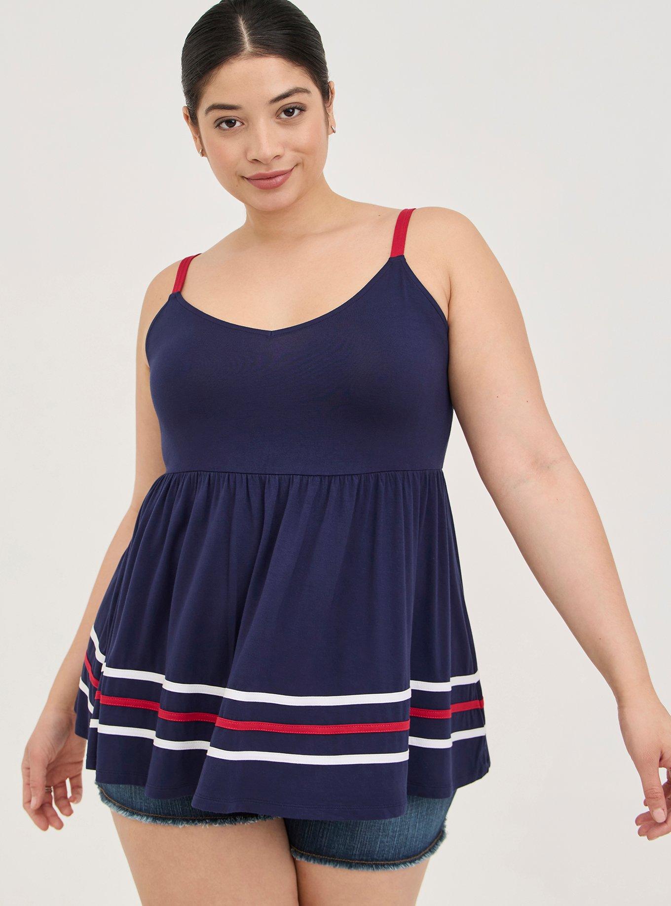 Plus Soft Aloe Babydoll Top main image 1
