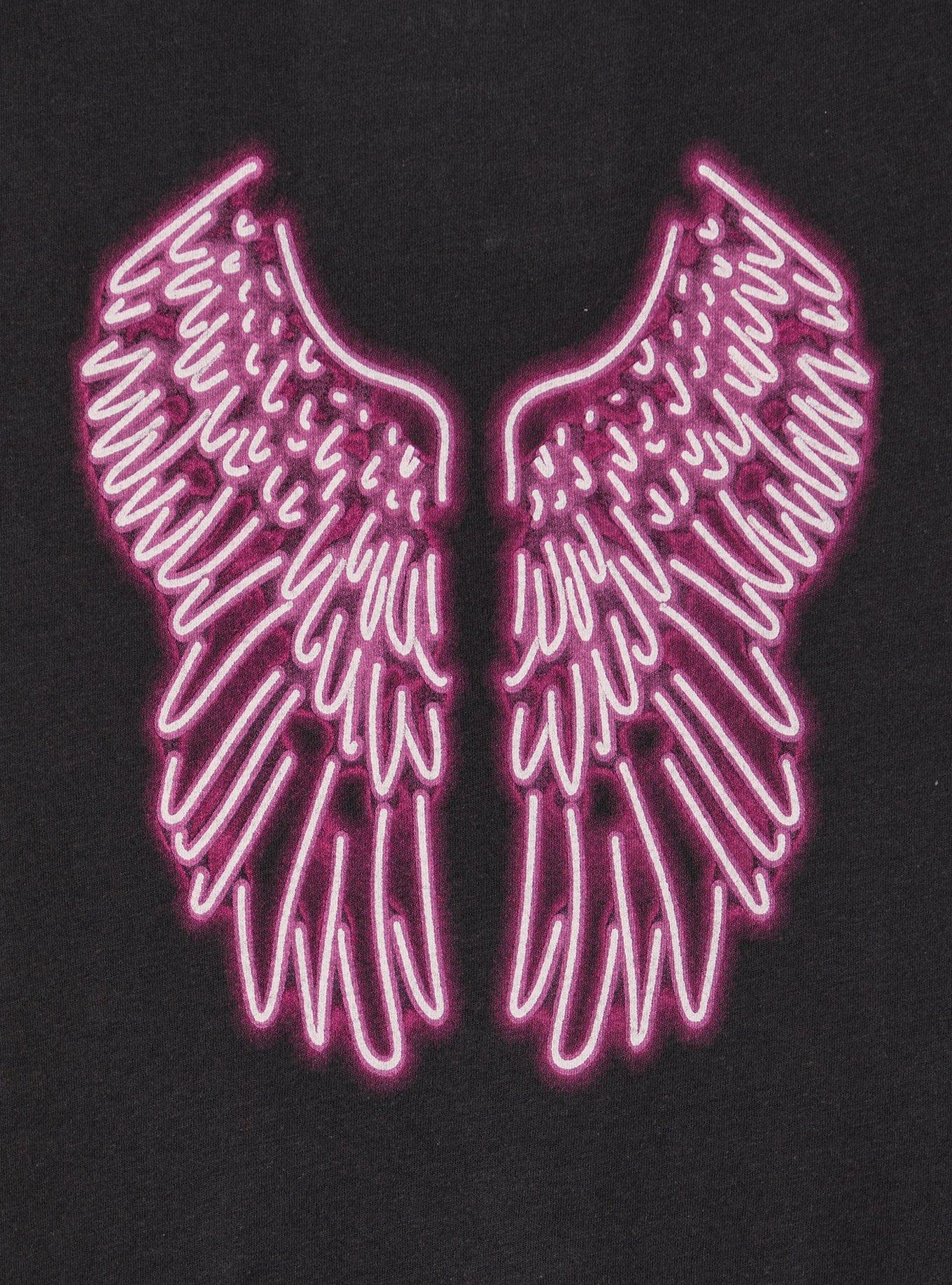 Plus Size Vintage Tank - Triblend Jersey Wings Back Graphic Black, DEEP BLACK, alternate