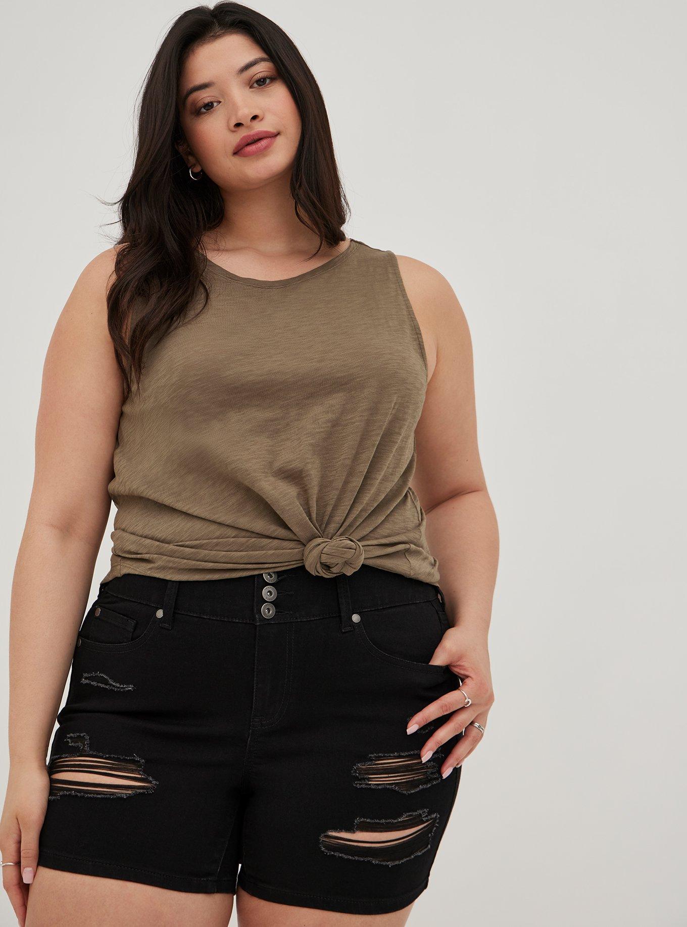 Jegging shorts hot sale plus size