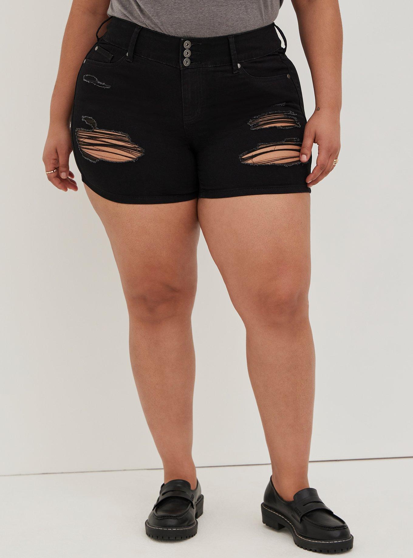 Plus Size - 5 Inch Jegging Super Soft High-Rise Short - Torrid