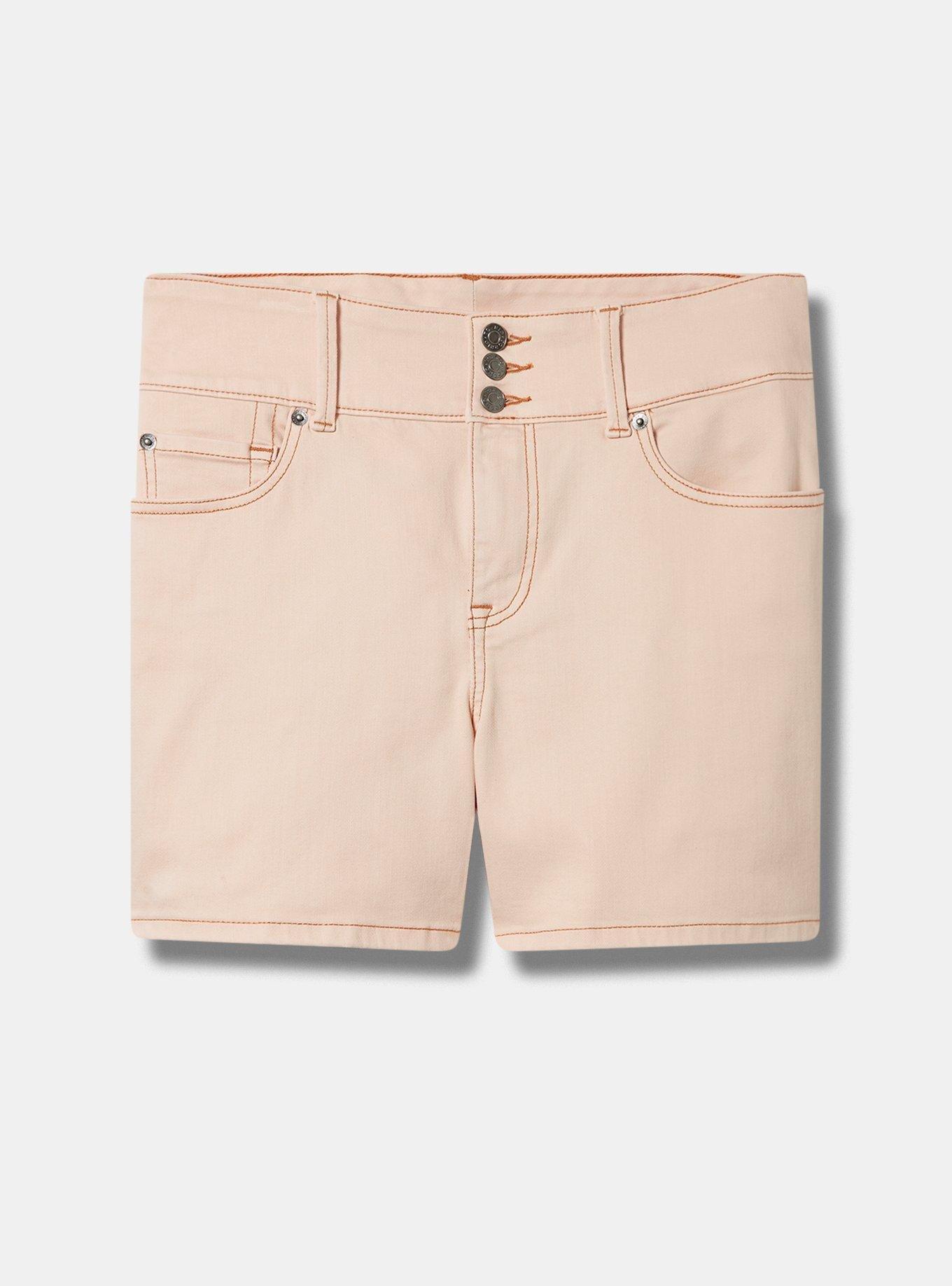 khaki jegging shorts