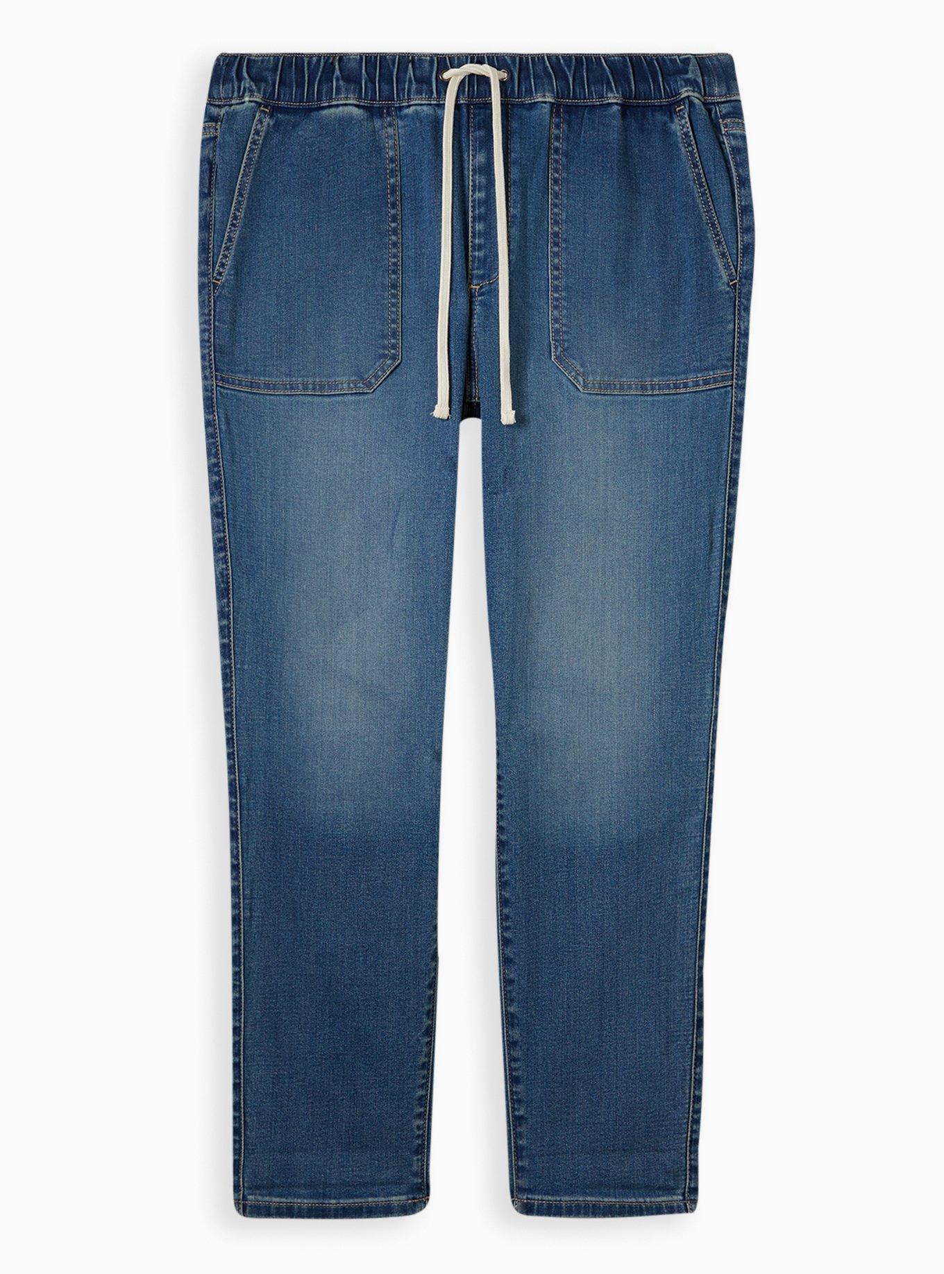 Crop Pull-On Boyfriend Super Soft Mid-Rise Jean, MARITIME, hi-res