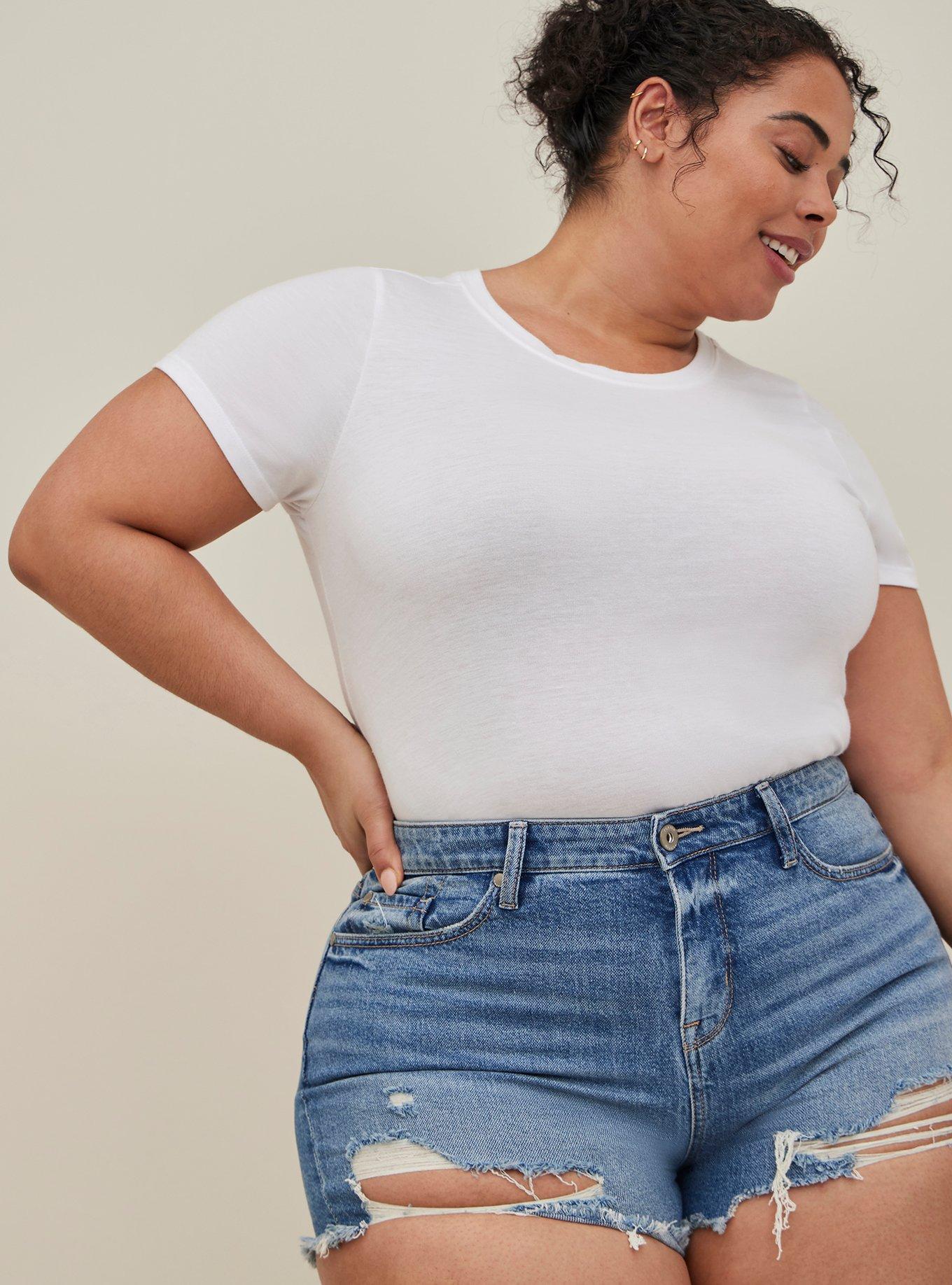 Torrid denim shorts top