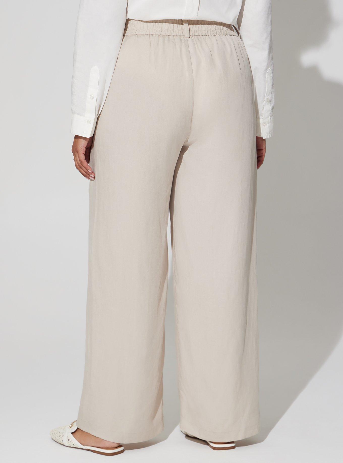 Torrid Stretch Linen Pants for Women