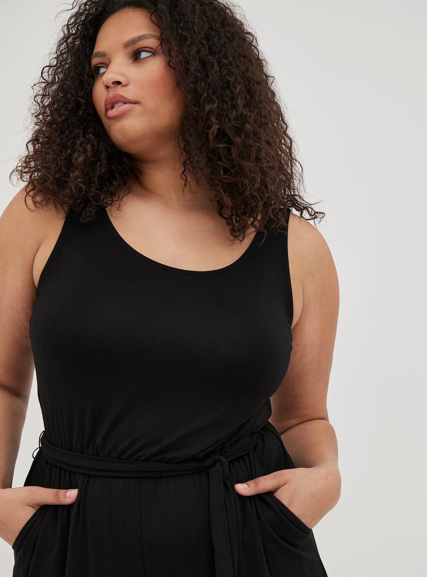 Super Soft Jumpsuit, DEEP BLACK, alternate