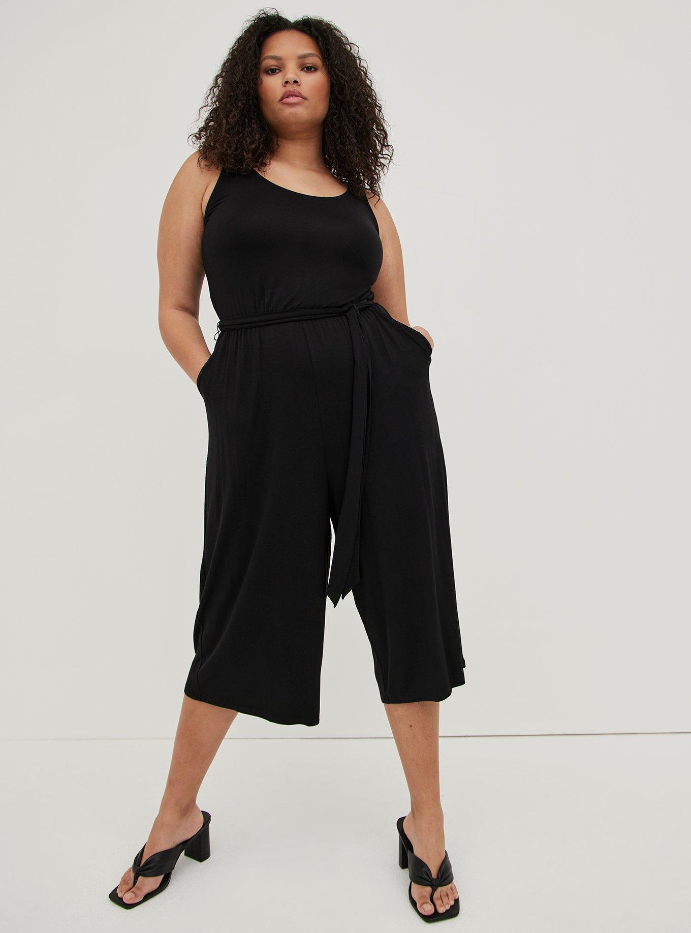 Super Soft Jumpsuit, DEEP BLACK, alternate