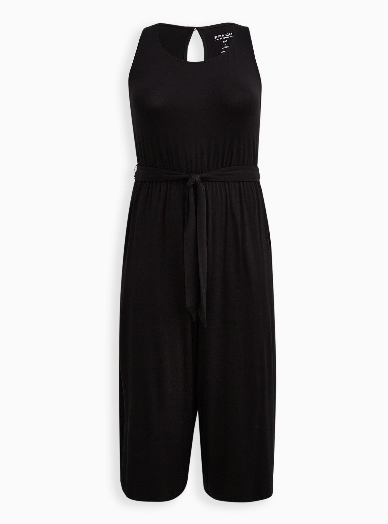 Super Soft Jumpsuit, DEEP BLACK, hi-res
