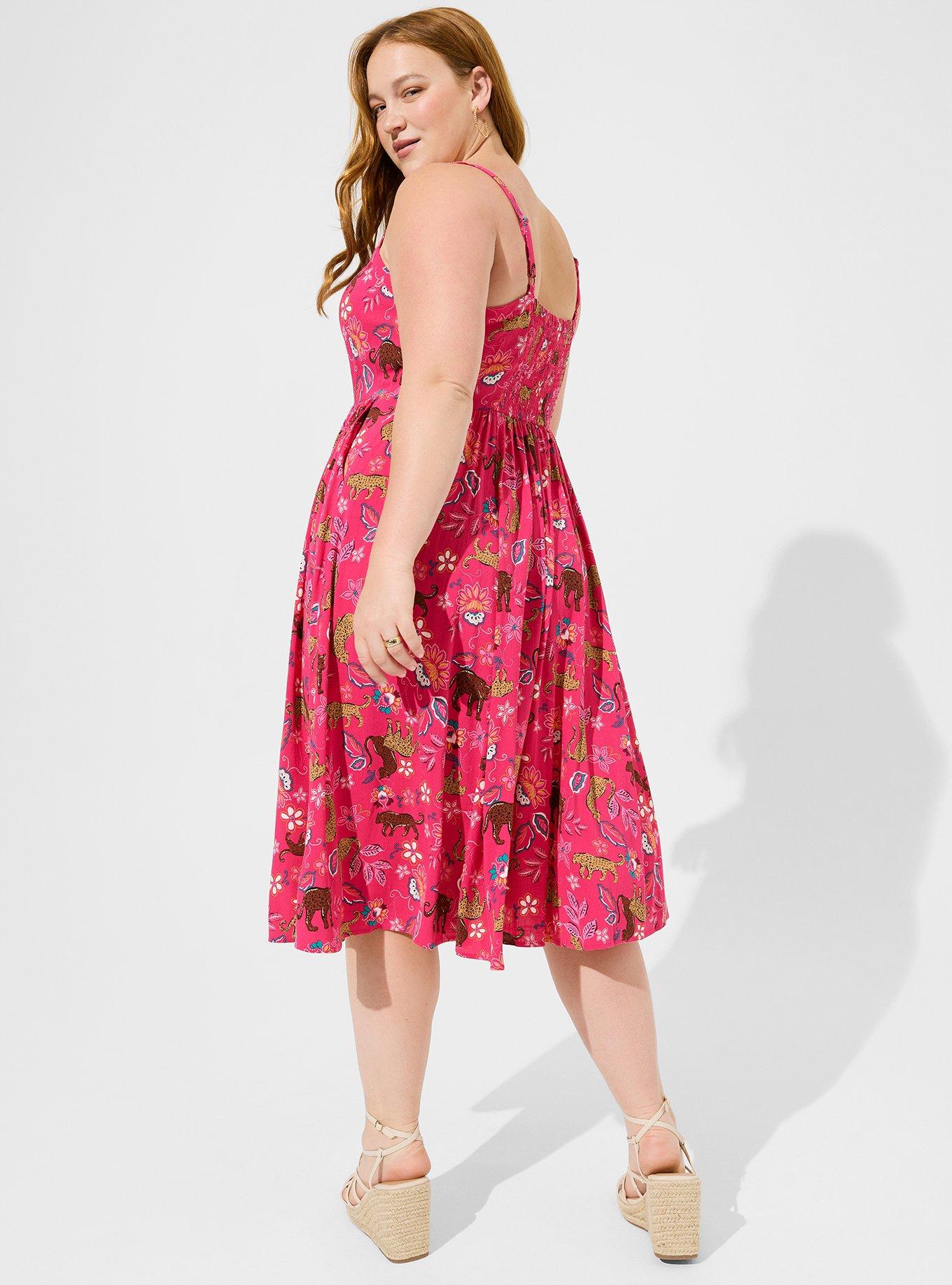 Plus Size Midi Lenny Sweetheart Dress Torrid