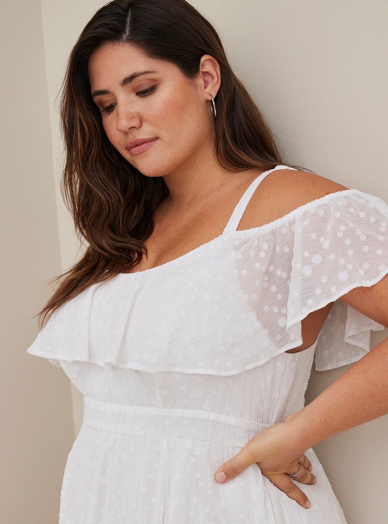 Torrid all hot sale white dresses