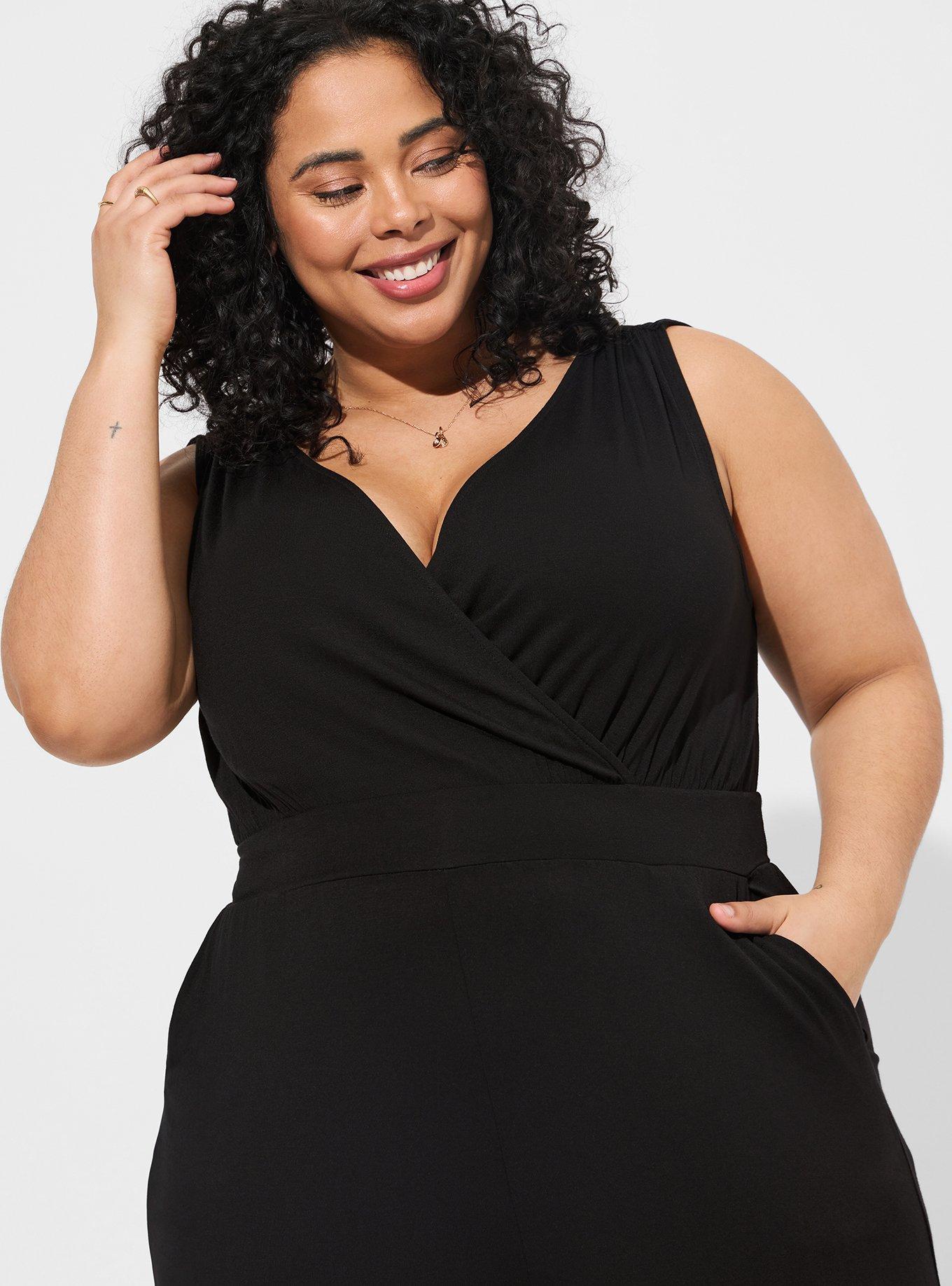 Plus Size - Super Soft Surplice Jumpsuit - Torrid