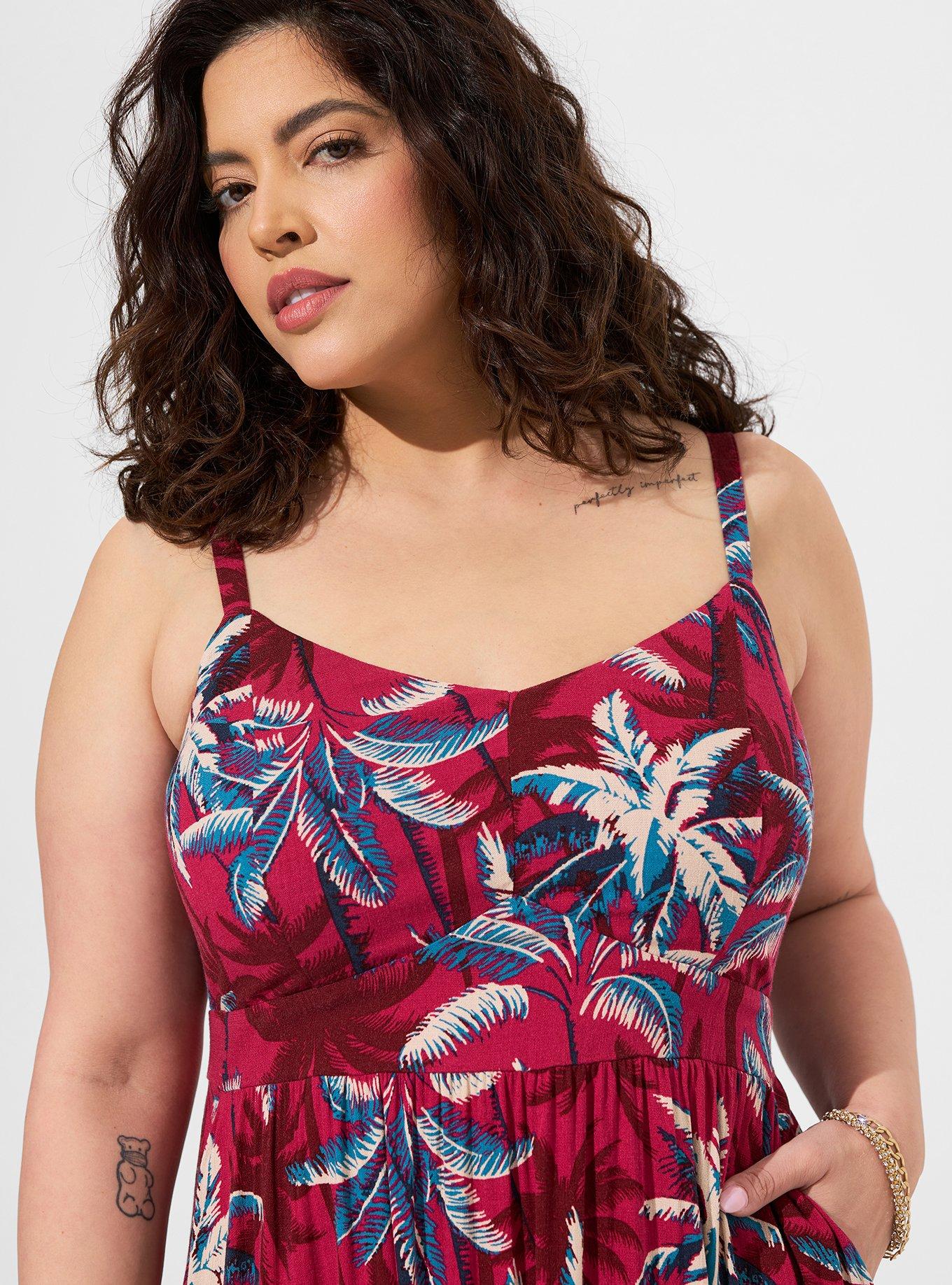 Plus Size - Maxi Lenny Tiered Dress - Torrid