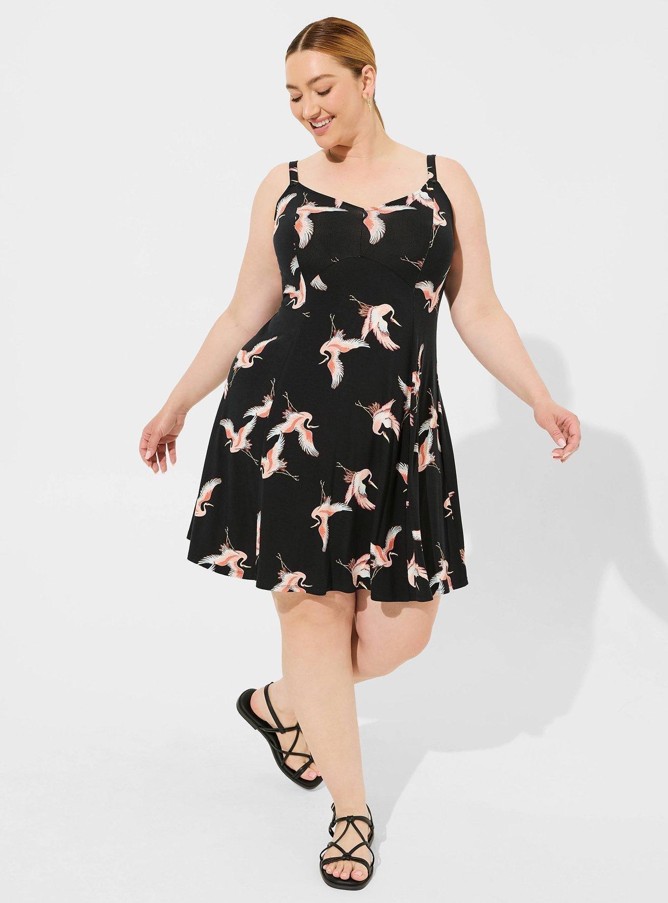 torrid super soft knits dress Torrid size 2X Mini Super Soft Knit Balloon Sleeve A-Line Dress Plus 2
