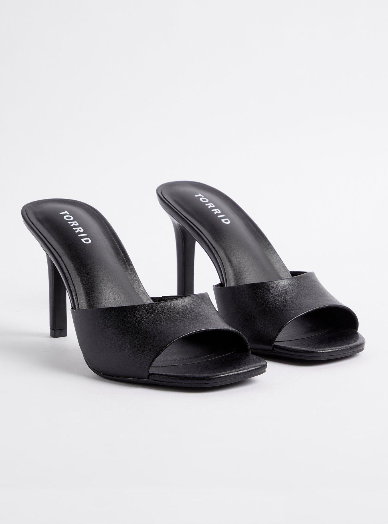 Stiletto Mule (WW), BLACK, hi-res