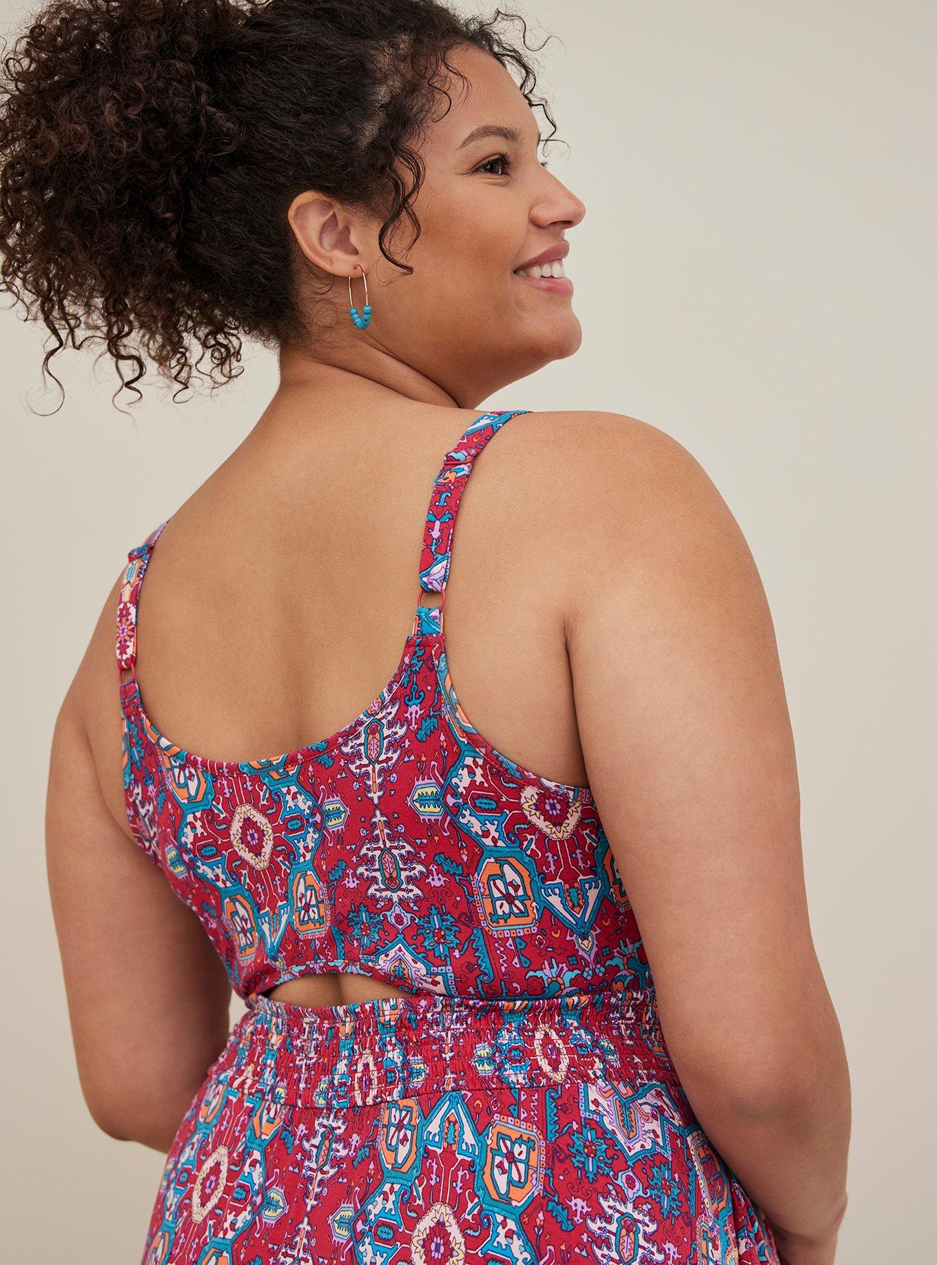 Ruffle Hi-Low Maxi Dress - Jersey Floral, FLORAL MULTI, alternate