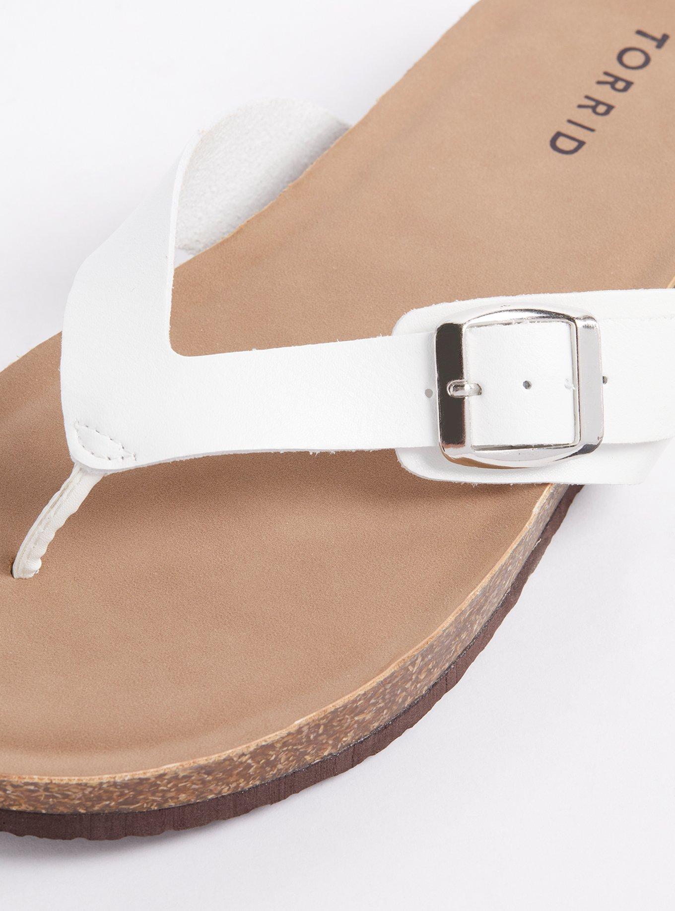 Plus Size - Faux Leather Flip Flop Sandal (WW) - Torrid