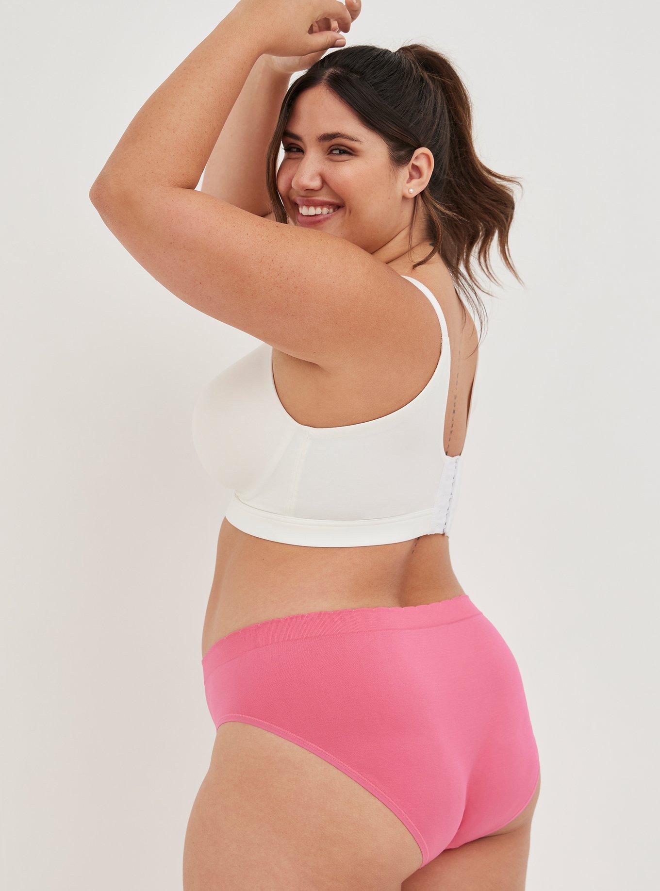 Plus Size - Seamless Smooth Mid-Rise Thong Panty - Torrid