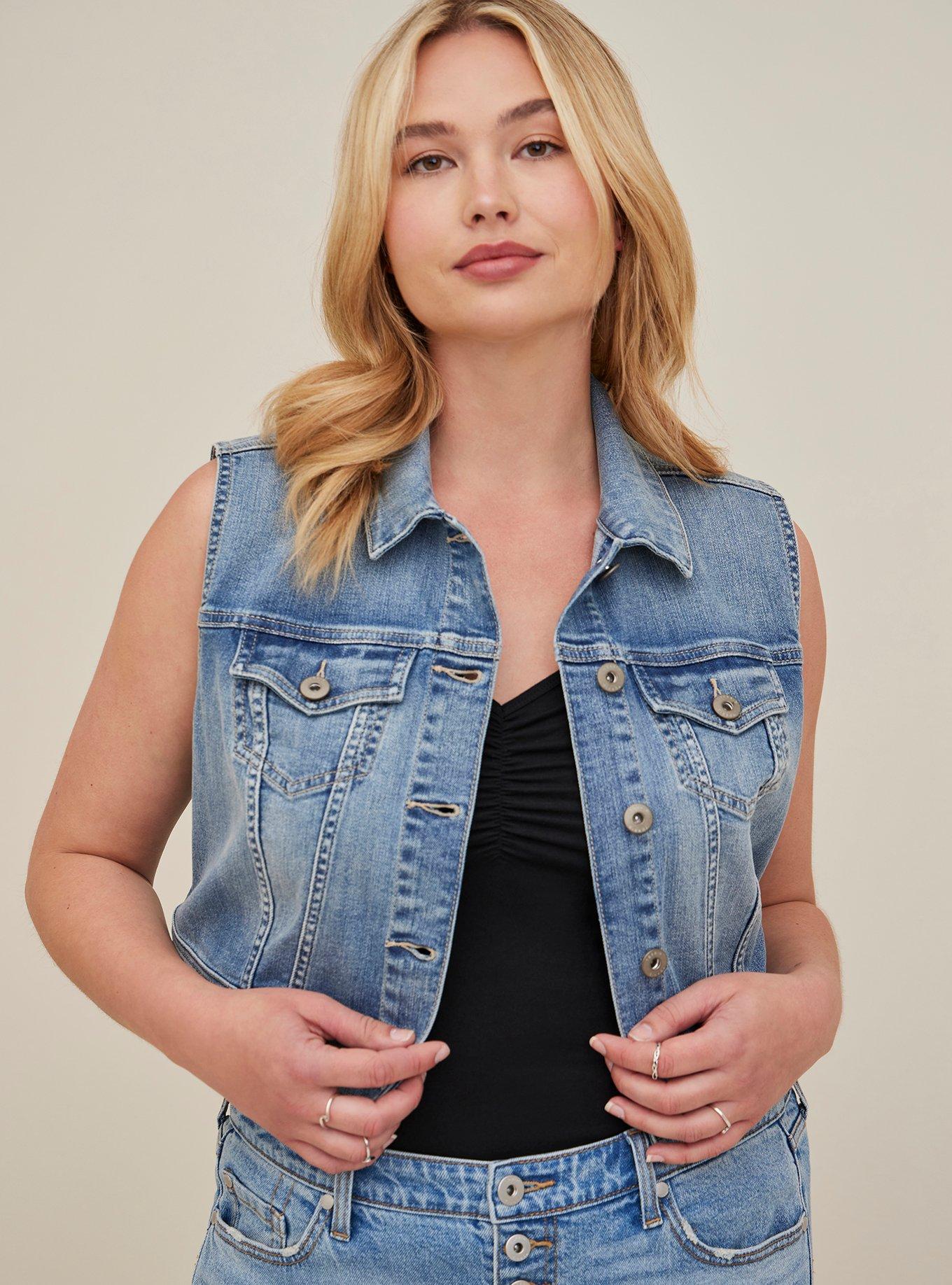 Torrid on sale denim vest