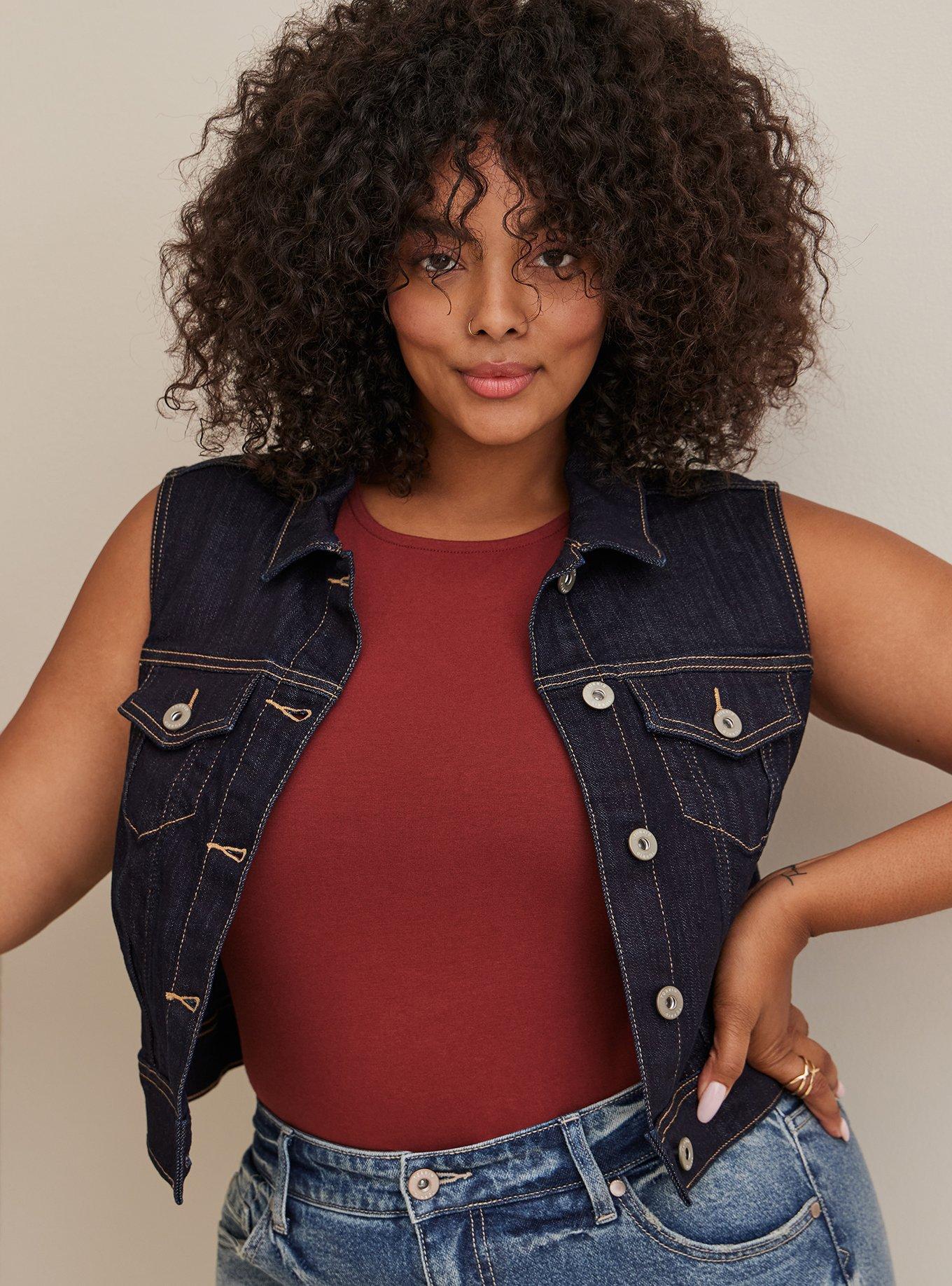 Torrid best sale denim vest