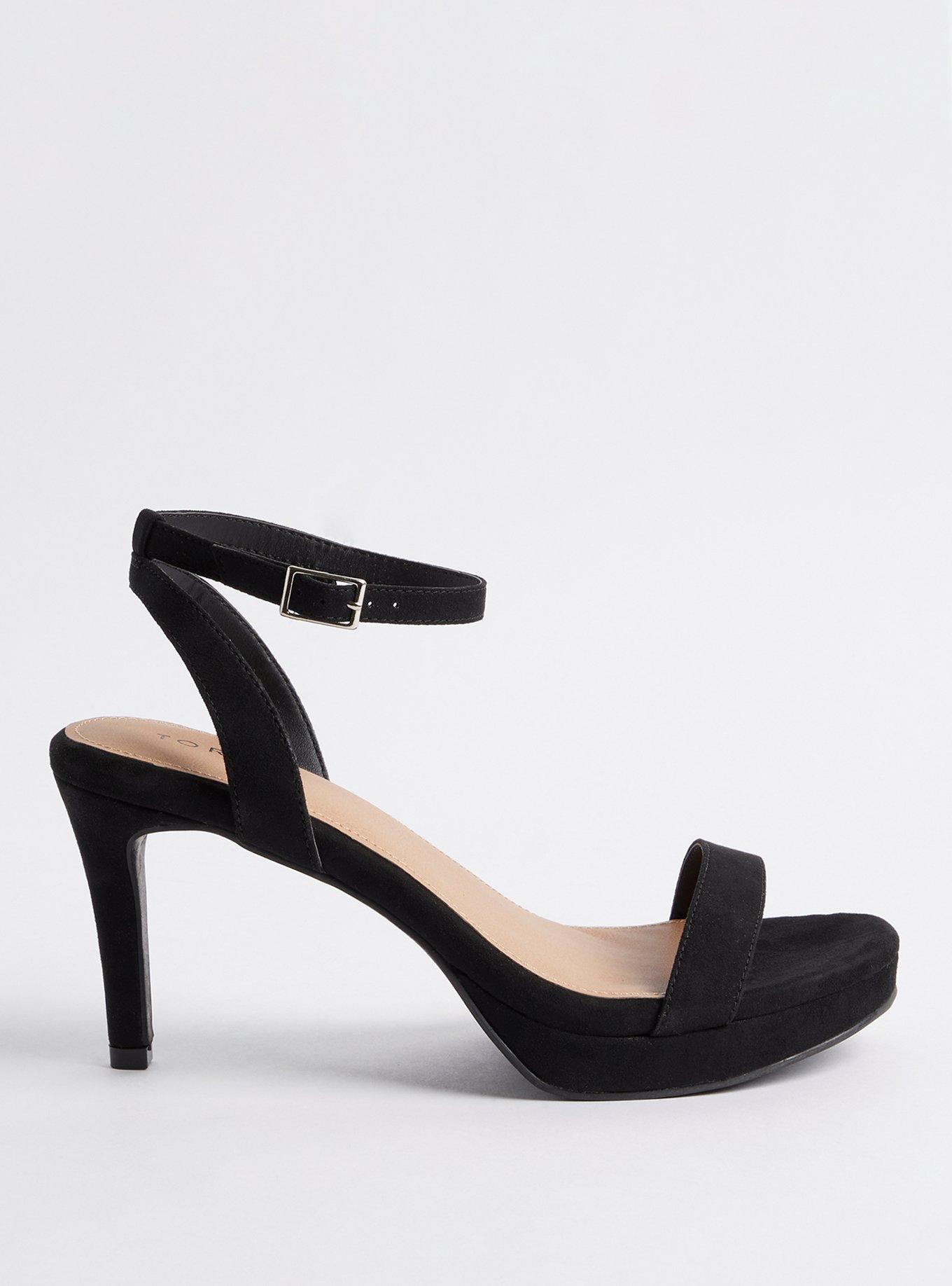 Plus Size Platform Stiletto Heel (WW), BLACK, alternate
