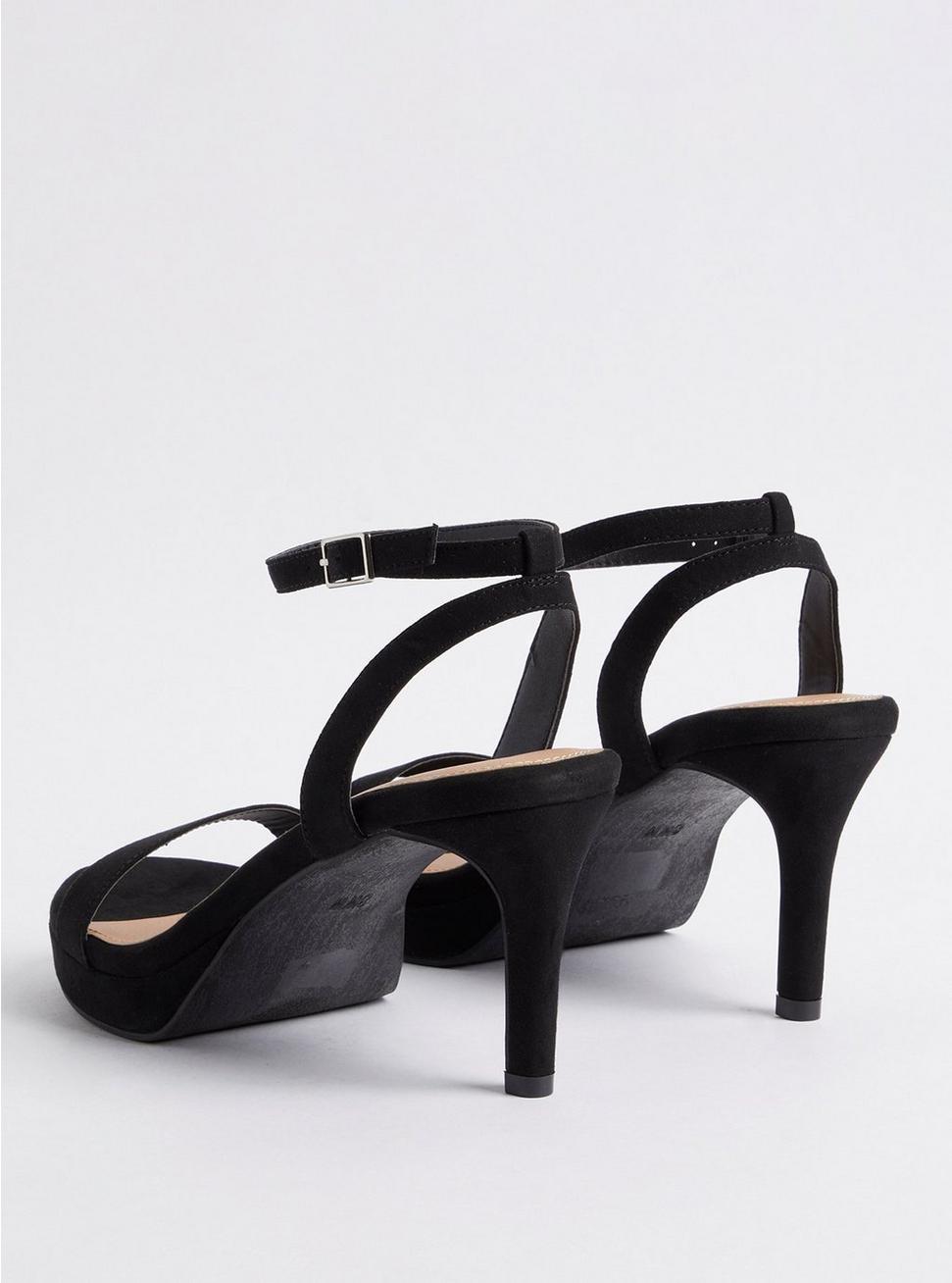 Plus Size Platform Stiletto Heel (WW), BLACK, alternate