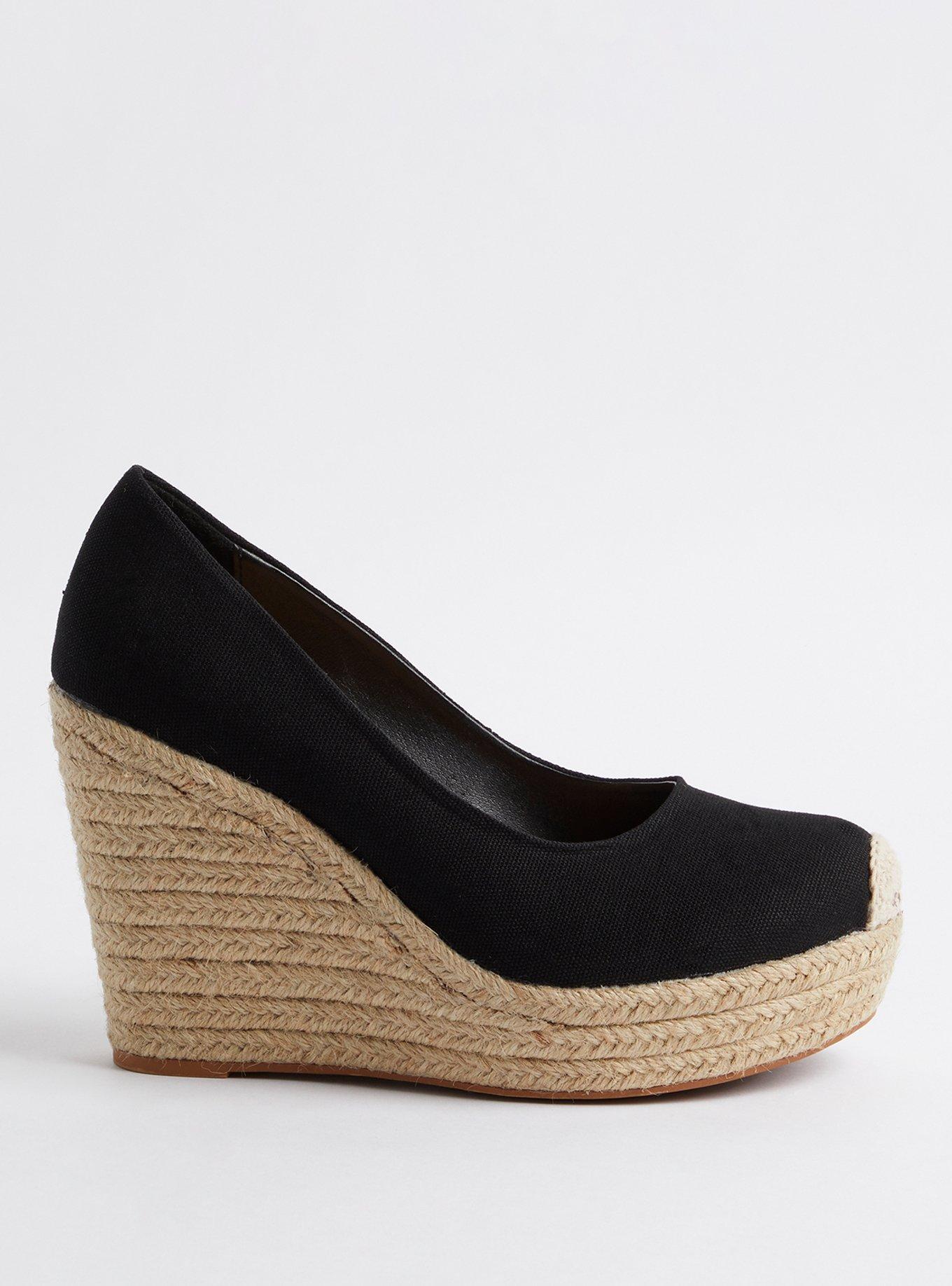 Black closed hot sale toe espadrilles