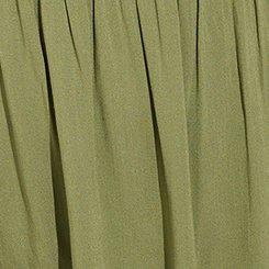 Rayon Slub Smocked Tube Top, OLIVINE, swatch