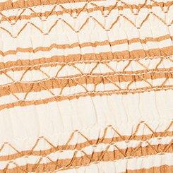 Rayon Slub Smocked Tube Top, EMBER STRIPE, swatch