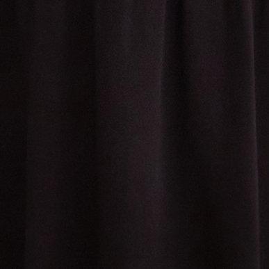 Plus Size Rayon Slub Smocked Waist Button-Front Tank, DEEP BLACK, swatch