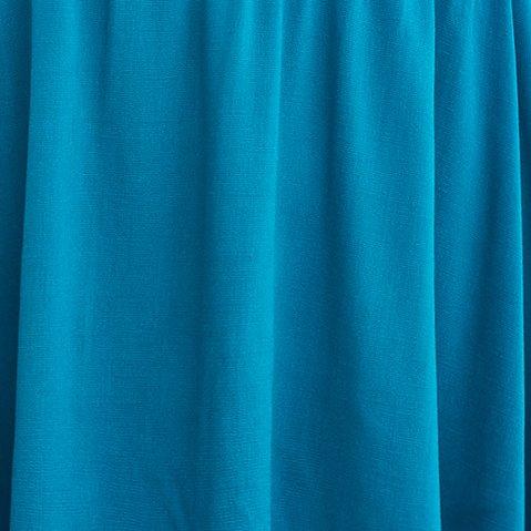 Rayon Slub Smocked Waist Button-Front Tank, ENAMEL BLUE, swatch