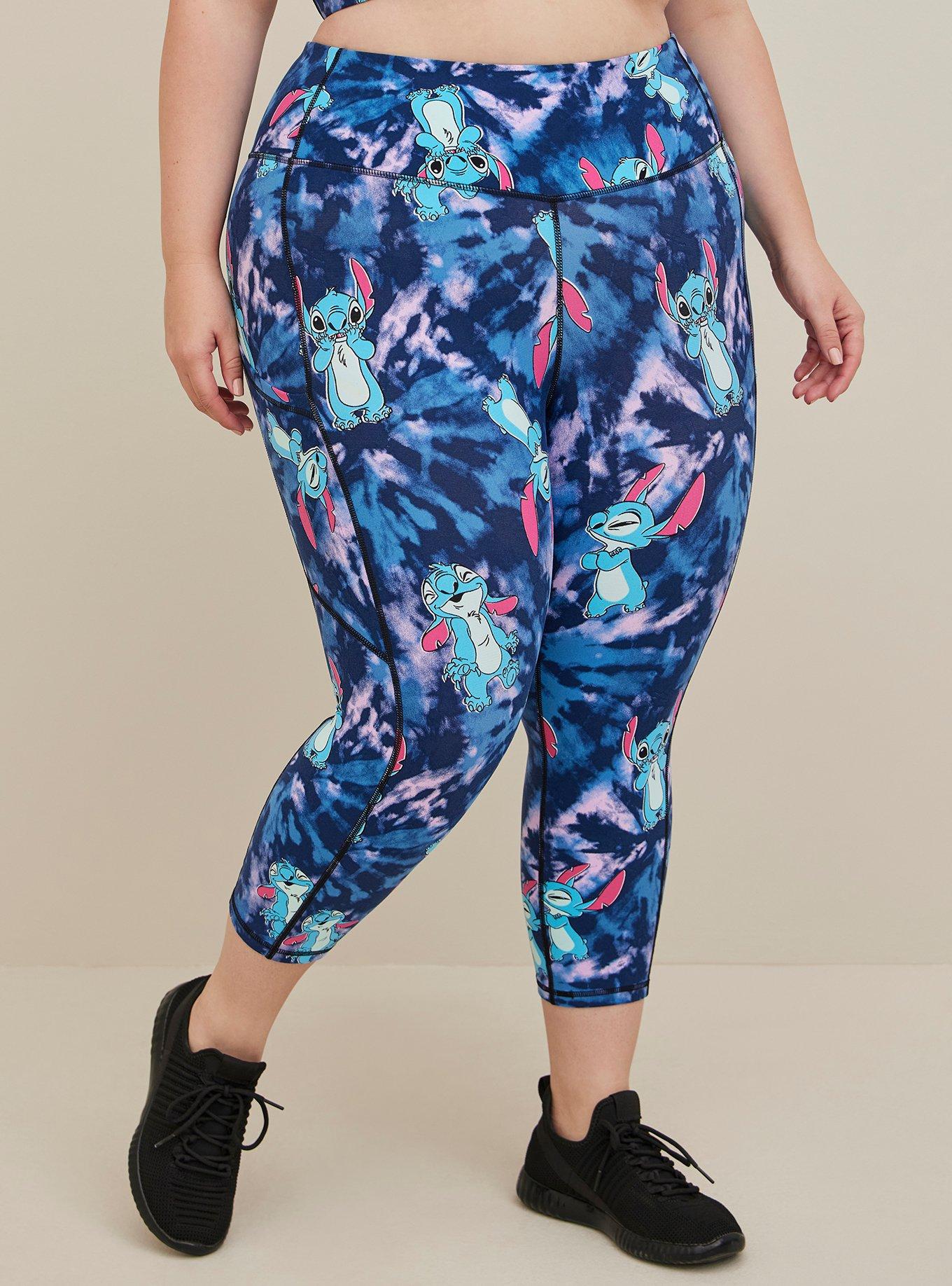 Plus Size - Disney Lilo & Stitch Active Capri Legging - Super Soft