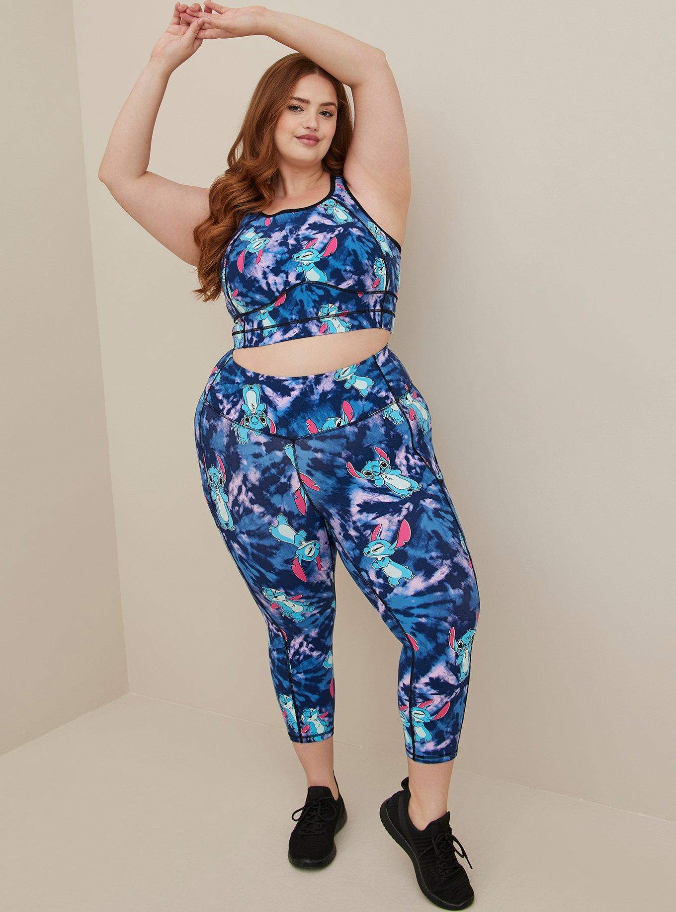 Plus Size - Disney Lilo & Stitch Active Capri Legging - Super Soft