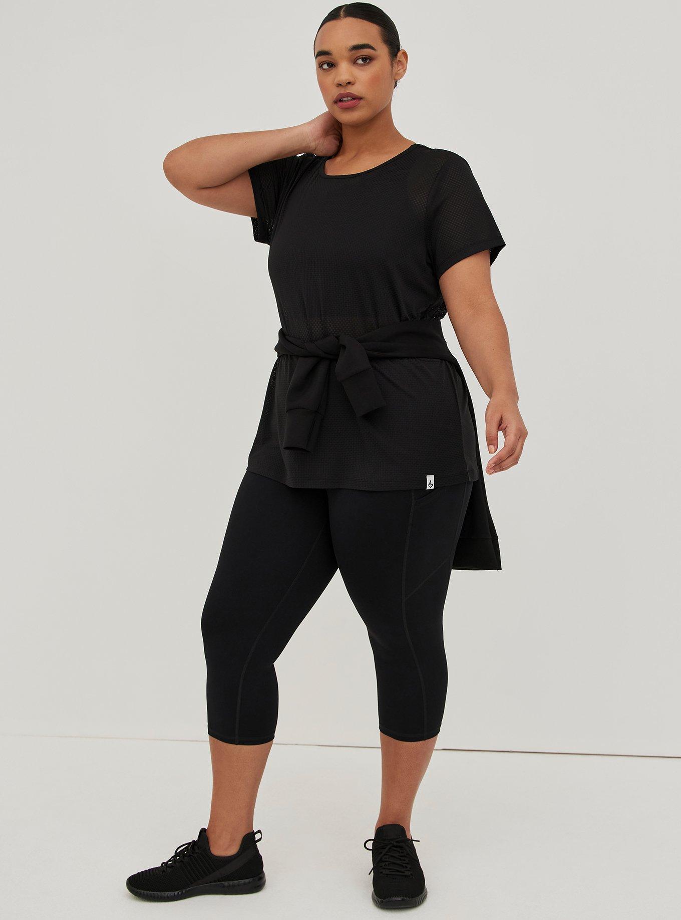 Active Tee - Stay Dry Mesh Black, DEEP BLACK, alternate