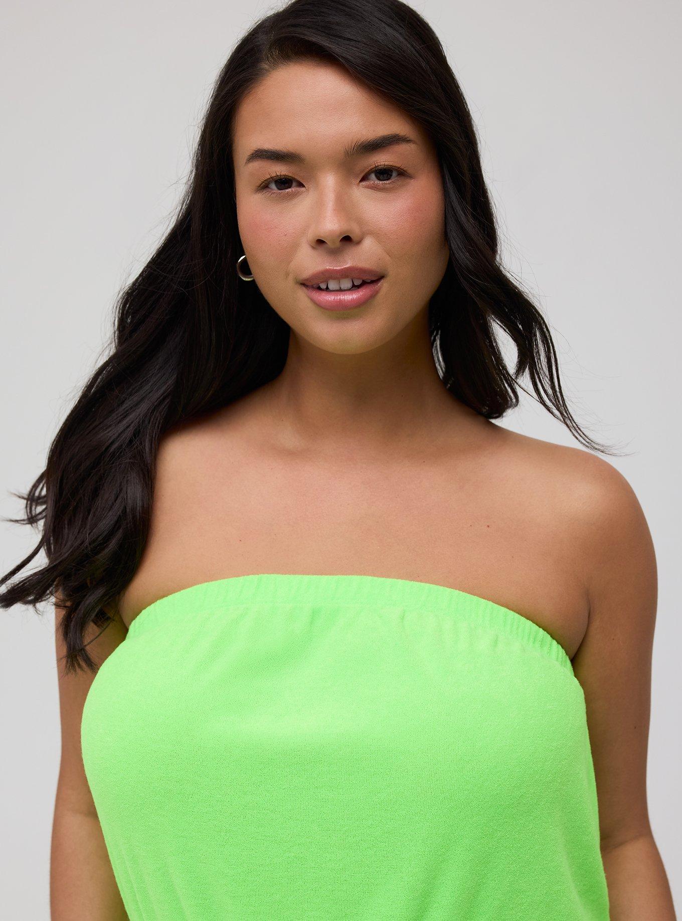 green lace dress nordstrom Cruze Terry Dress Tropical Green | ARAMINTA JAMES