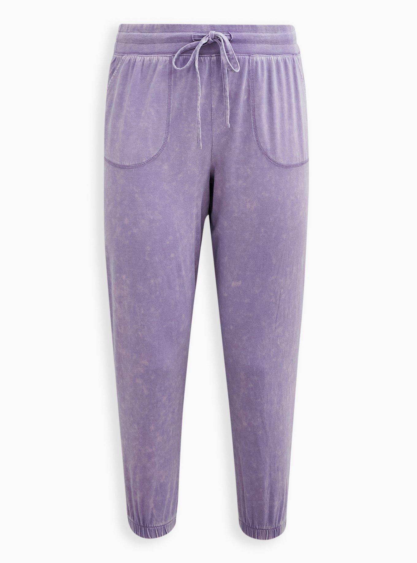 Plus Size Cotton Modal Full Length Lounge Jogger, , hi-res