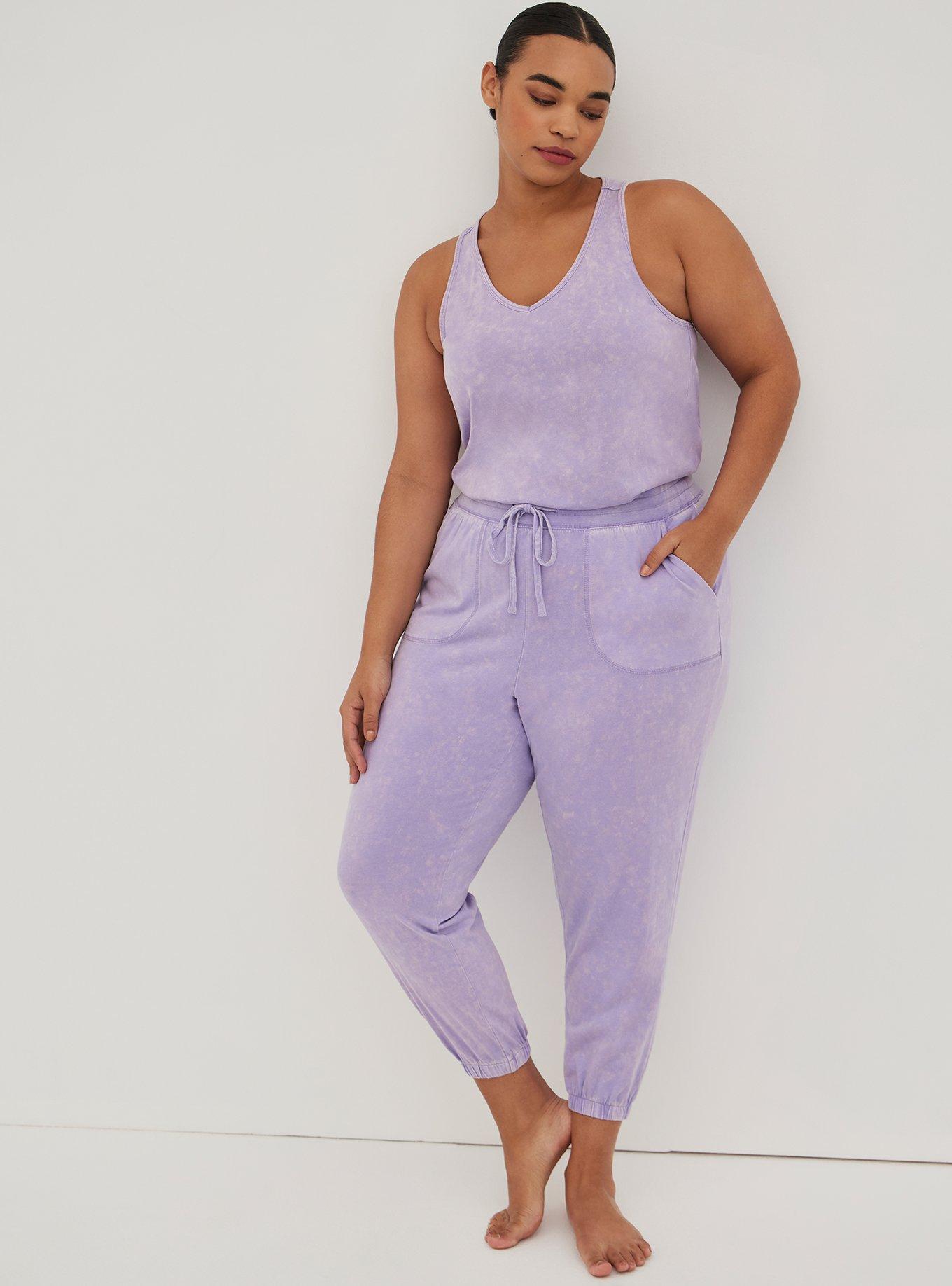 Plus Size Cotton Modal Full Length Lounge Jogger, , hi-res