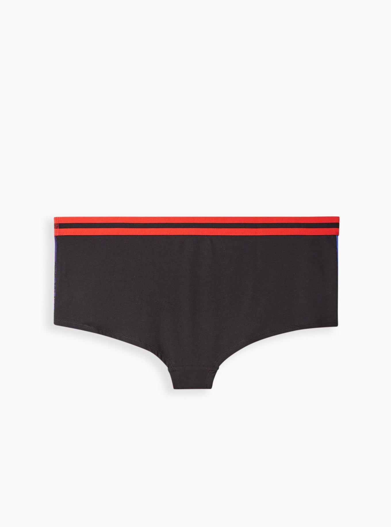 Plus Size Stranger Things Boyshort Panty Cotton Black Torrid